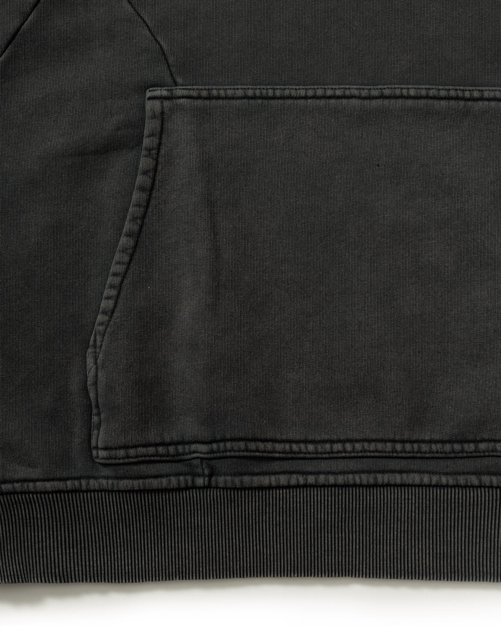 ACID WASHED HOODIE DARK GREY - Image 11