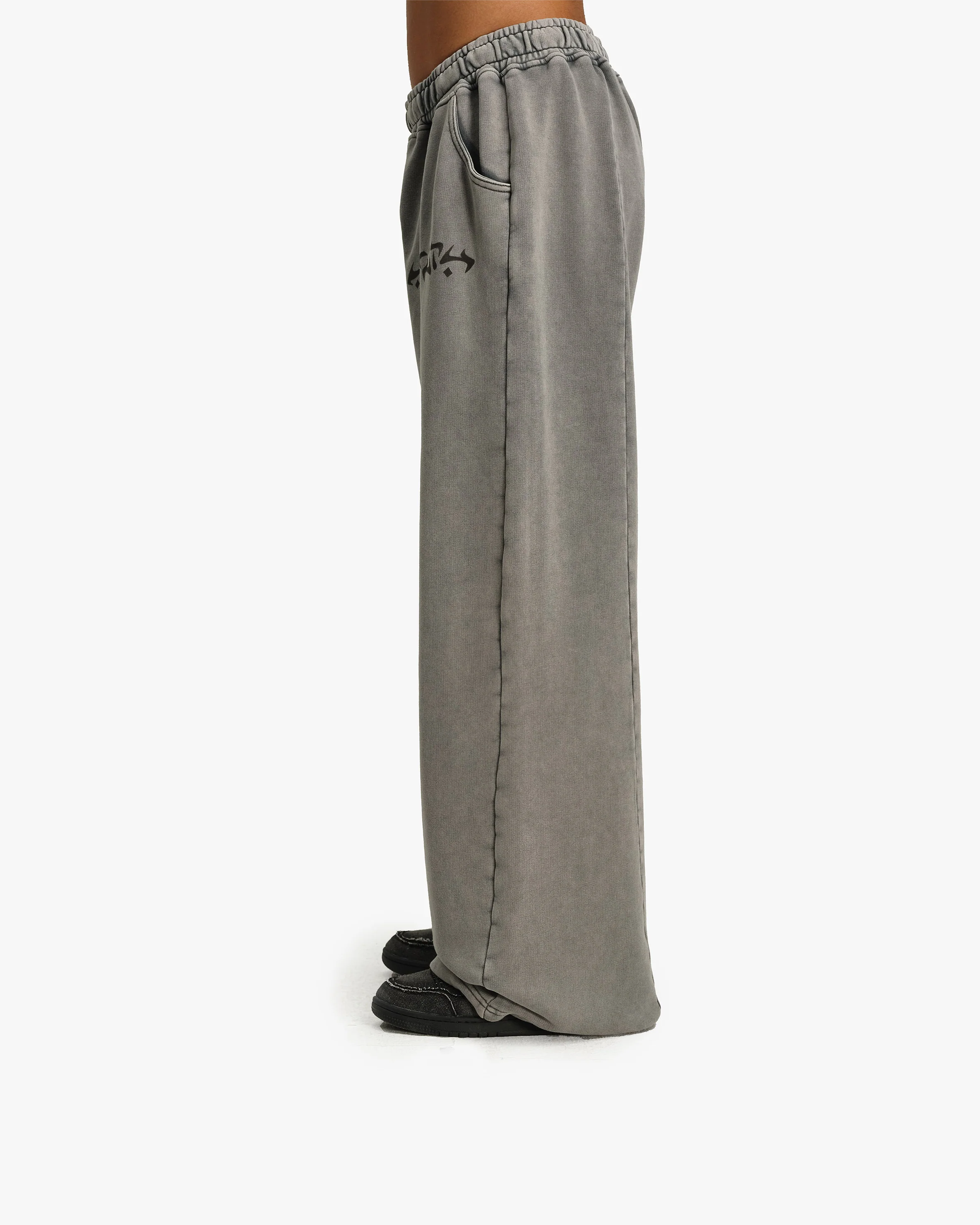 ACID WASHED JOGGER LIGHT GREY - Image 5