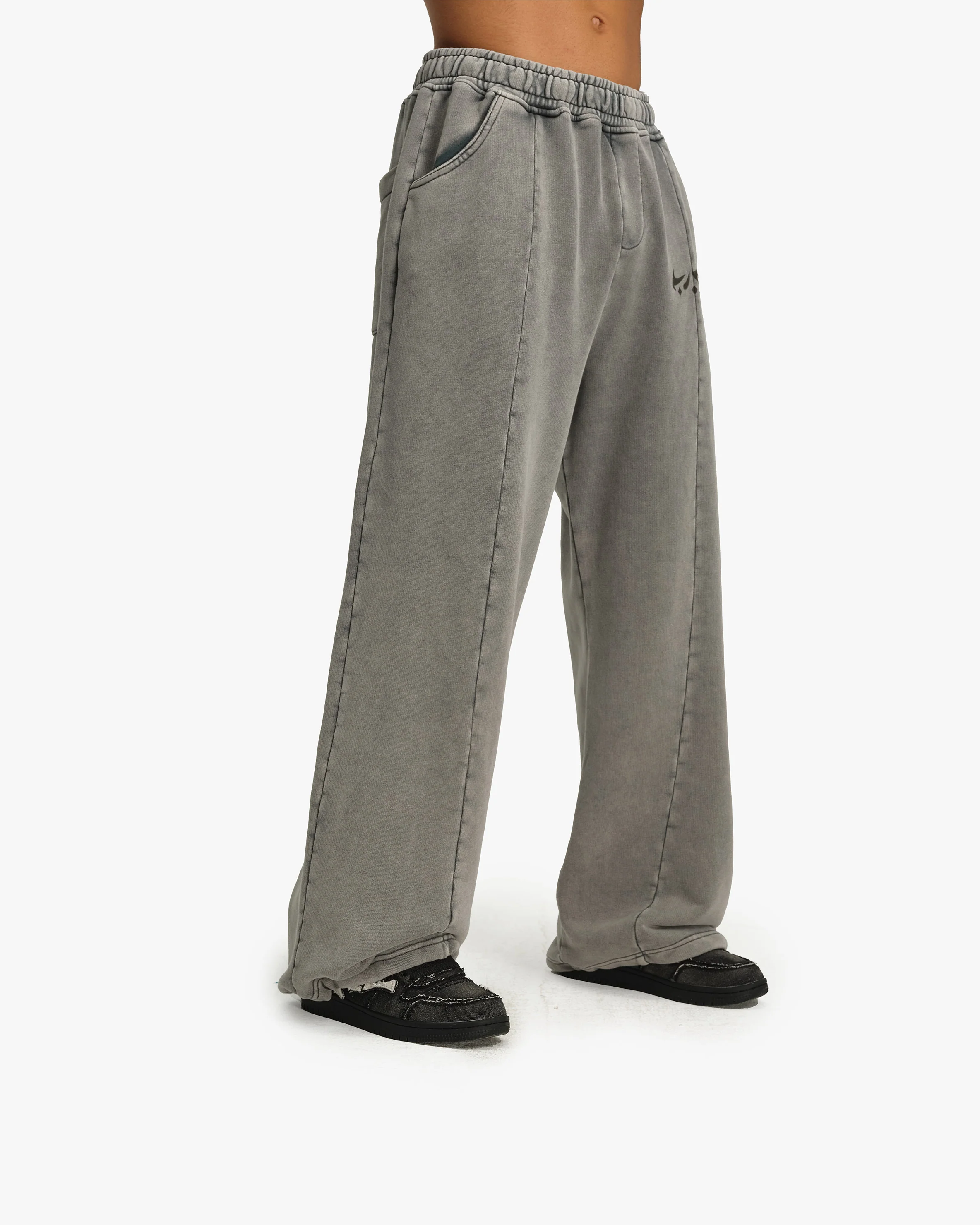 ACID WASHED JOGGER LIGHT GREY - Image 8