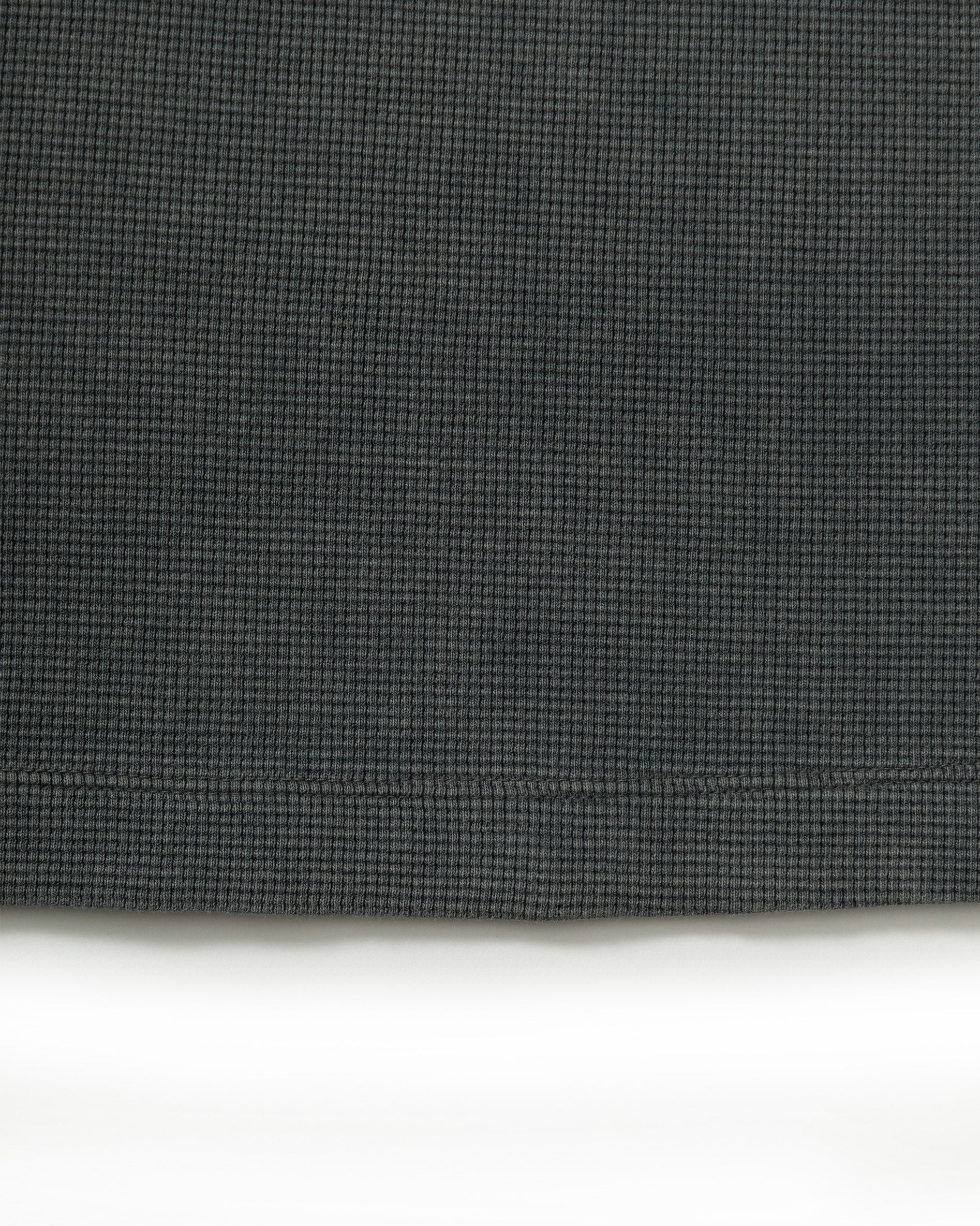 ACID WASHED WAFFLE LONGSLEEVE DARK GREY - Image 10