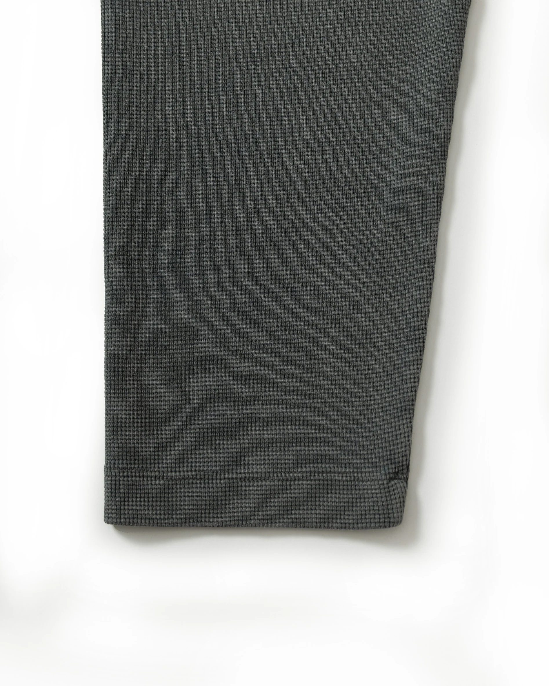 ACID WASHED WAFFLE LONGSLEEVE DARK GREY - Image 11