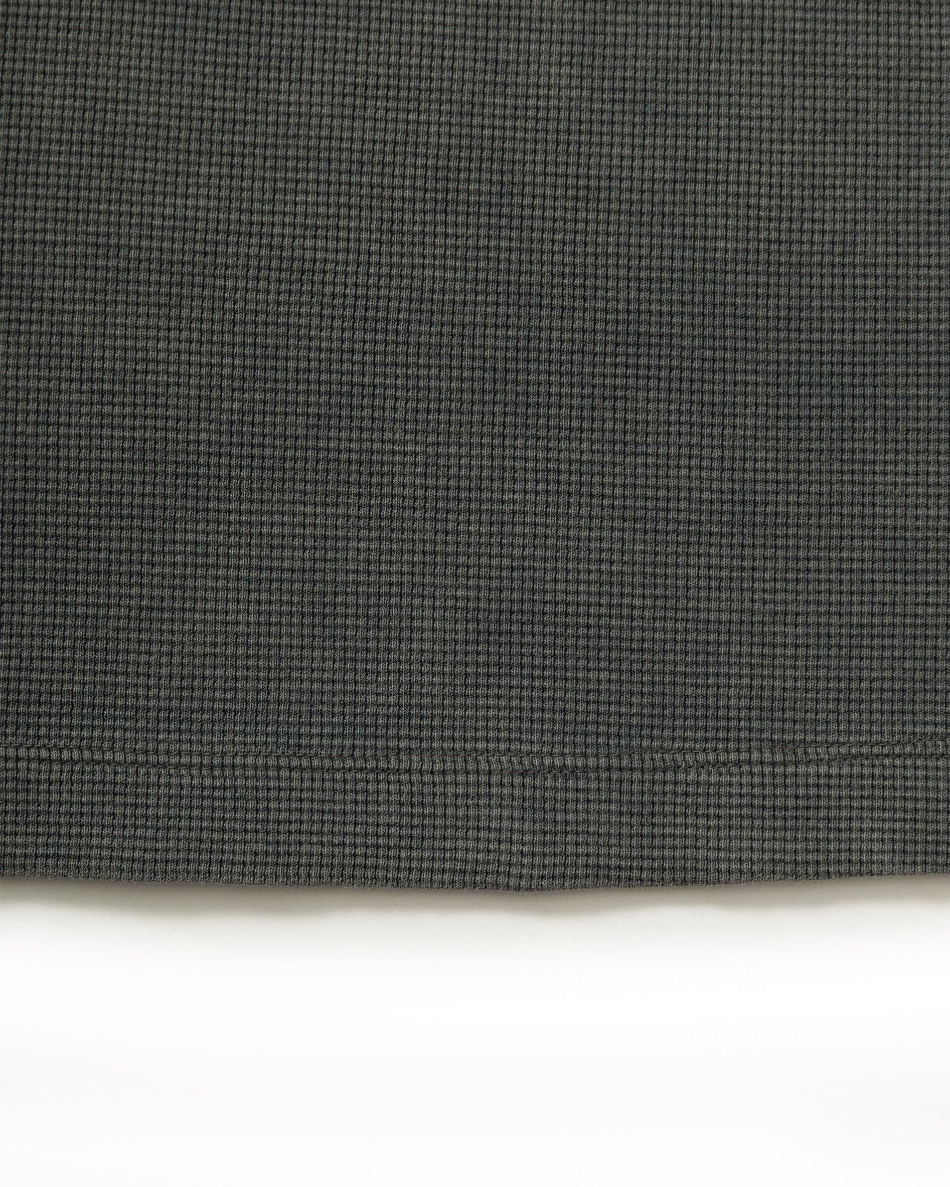 ACID WASHED WAFFLE LONGSLEEVE LIGHT GREY - Image 10