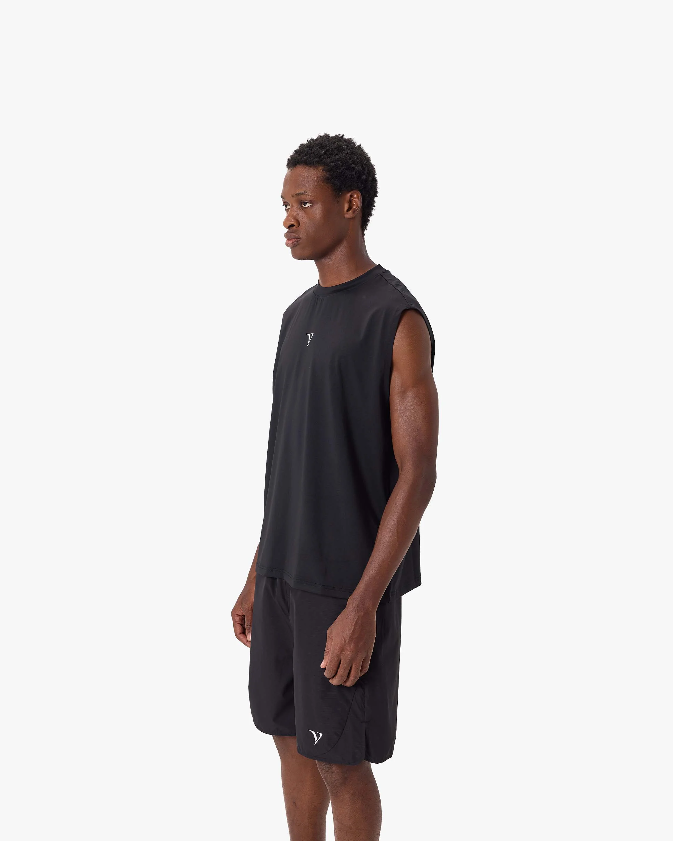 ACTIVEWEAR BOXY TANKTOP BLACK - Image 4