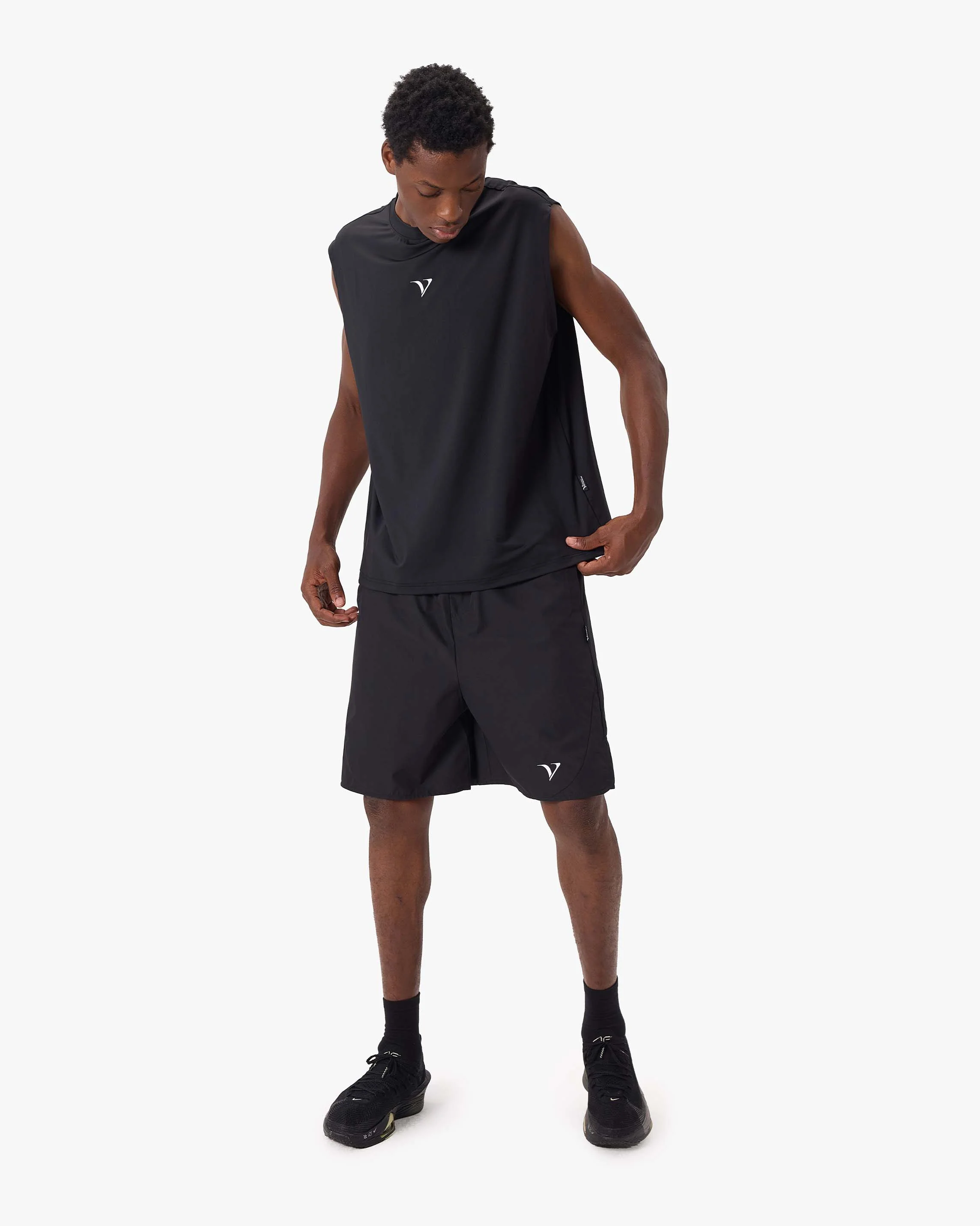 ACTIVEWEAR BOXY TANKTOP BLACK - Image 8