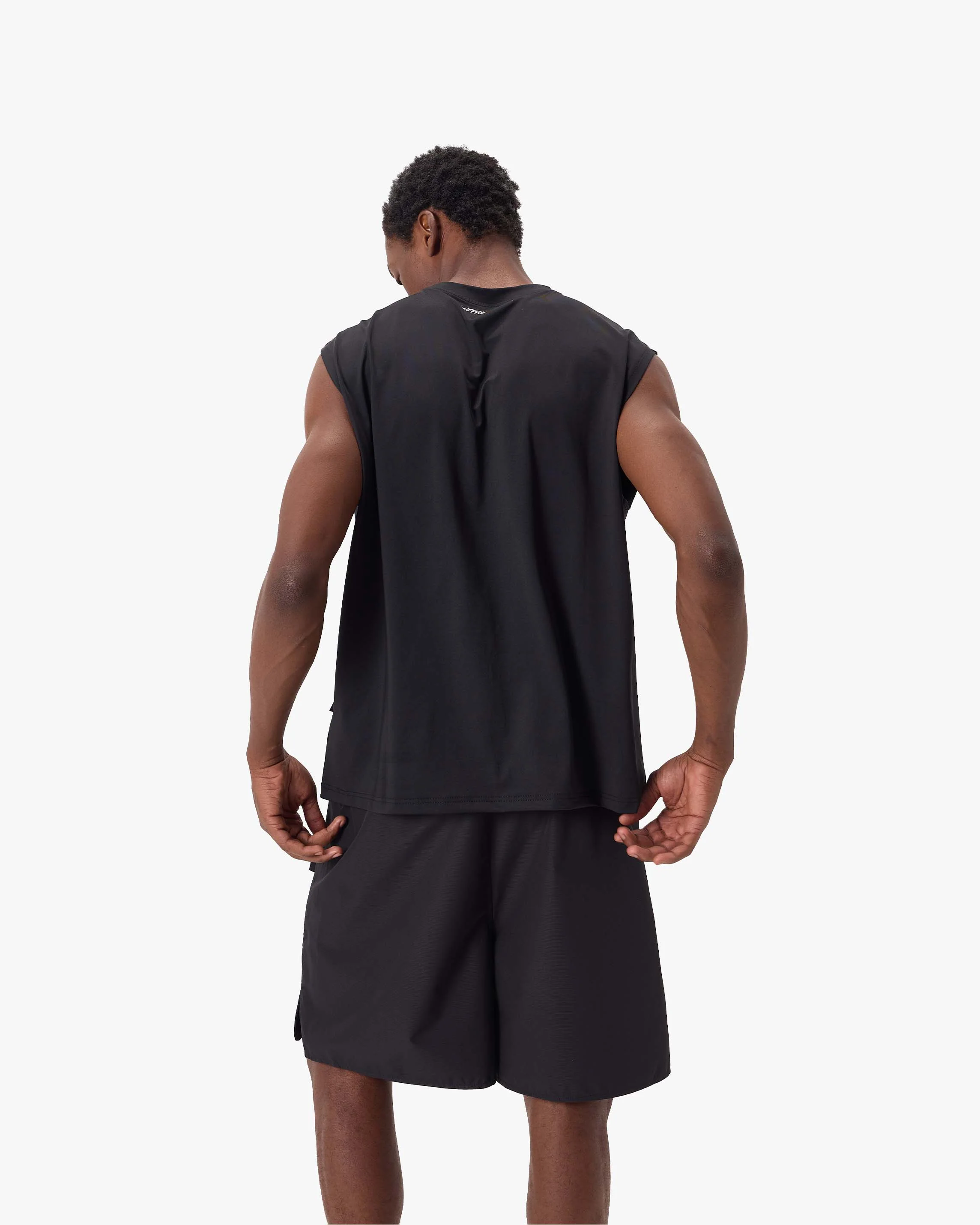 ACTIVEWEAR BOXY TANKTOP BLACK - Image 9