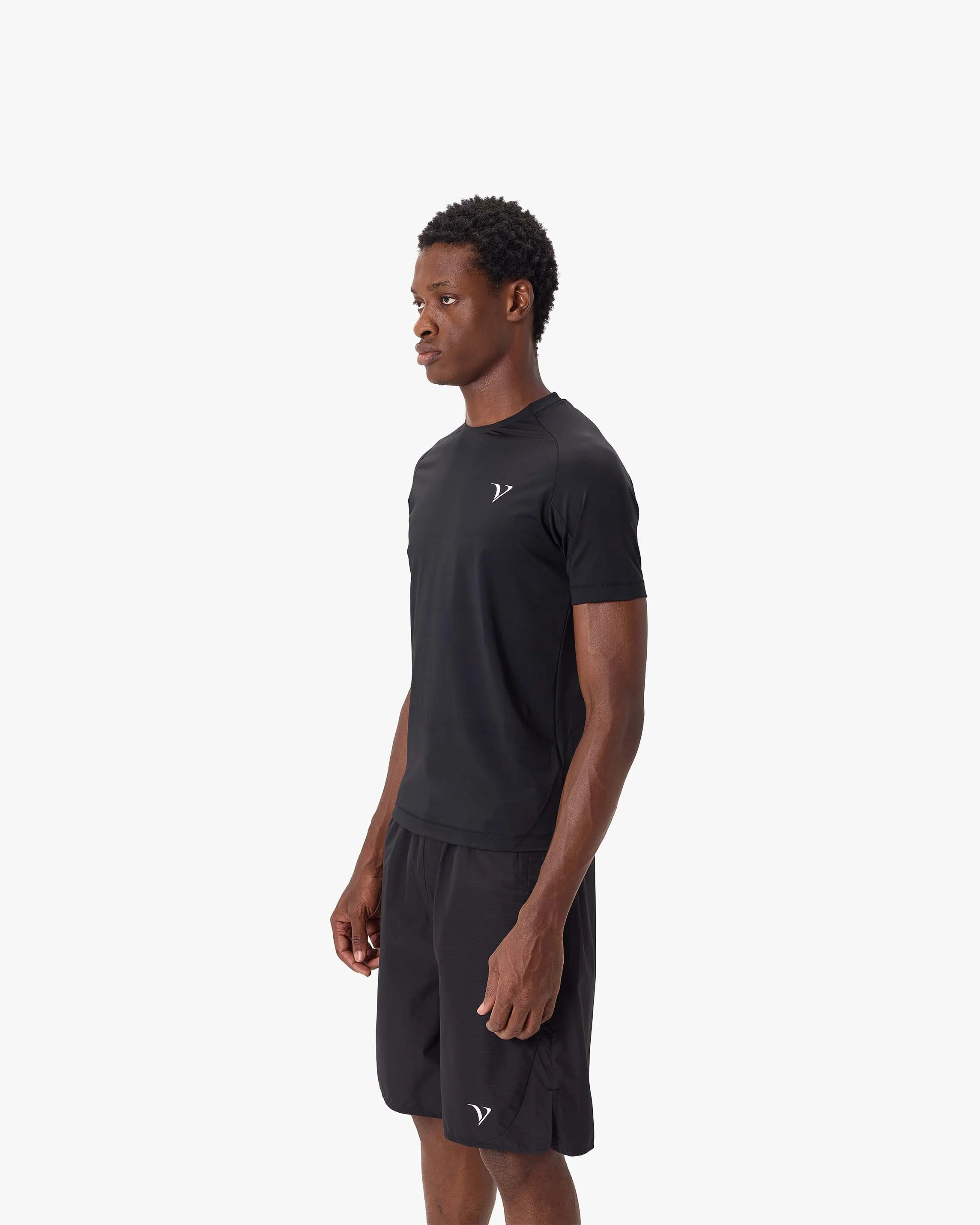 ACTIVEWEAR COMPRESSION TEE BLACK - Image 4
