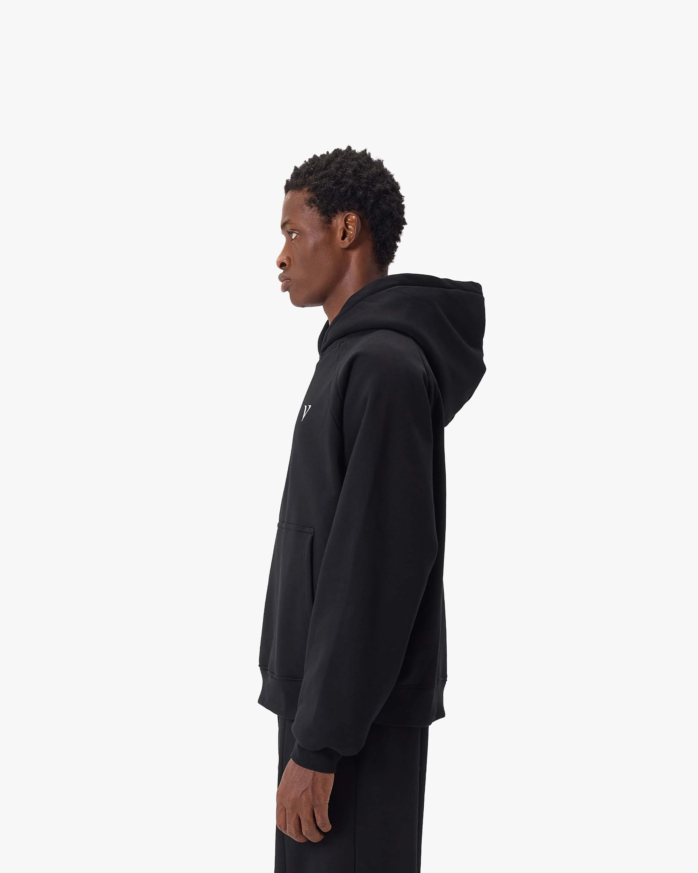 ACTIVEWEAR HOODIE BLACK - Image 5