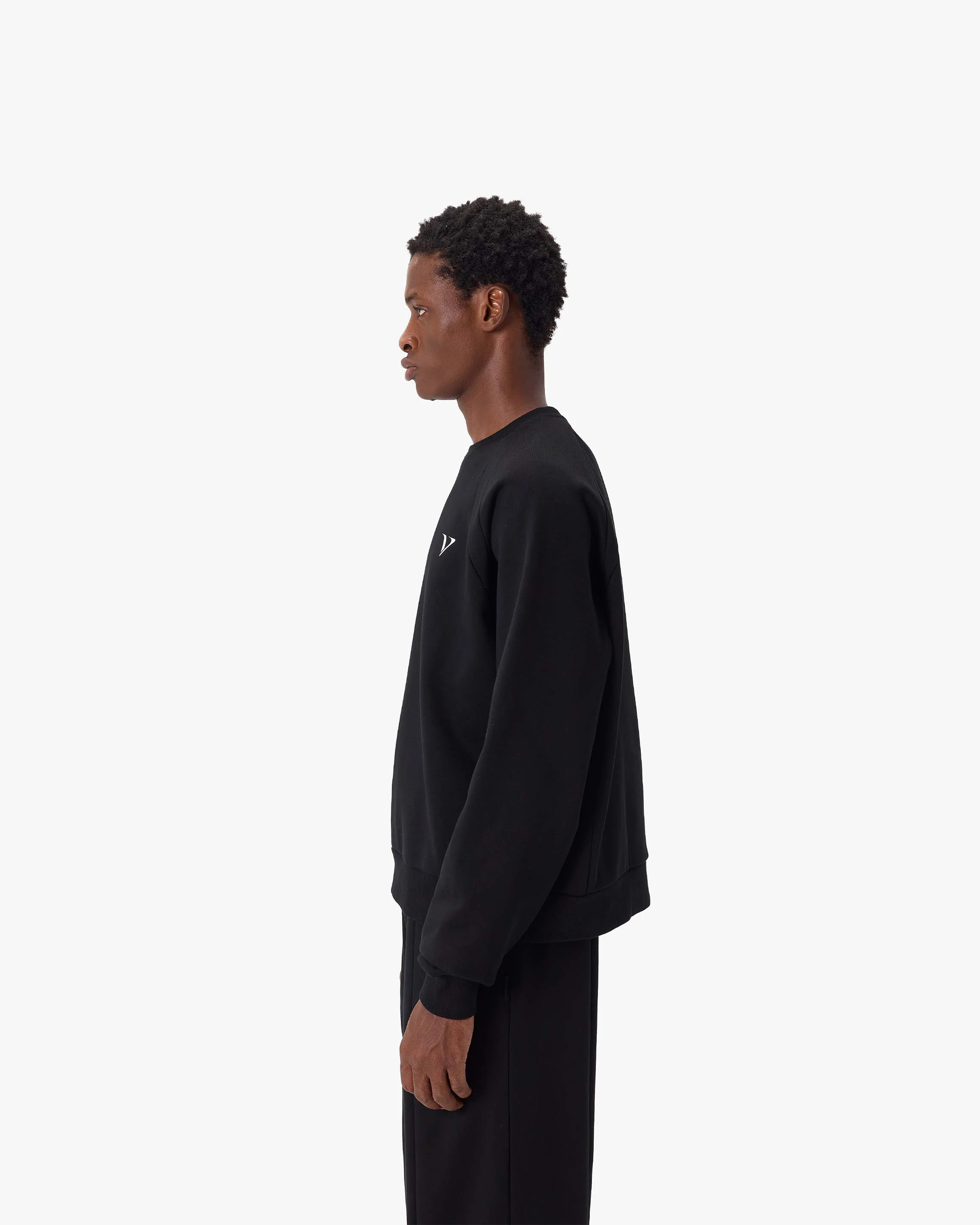 ACTIVEWEAR SWEATER BLACK - Image 5