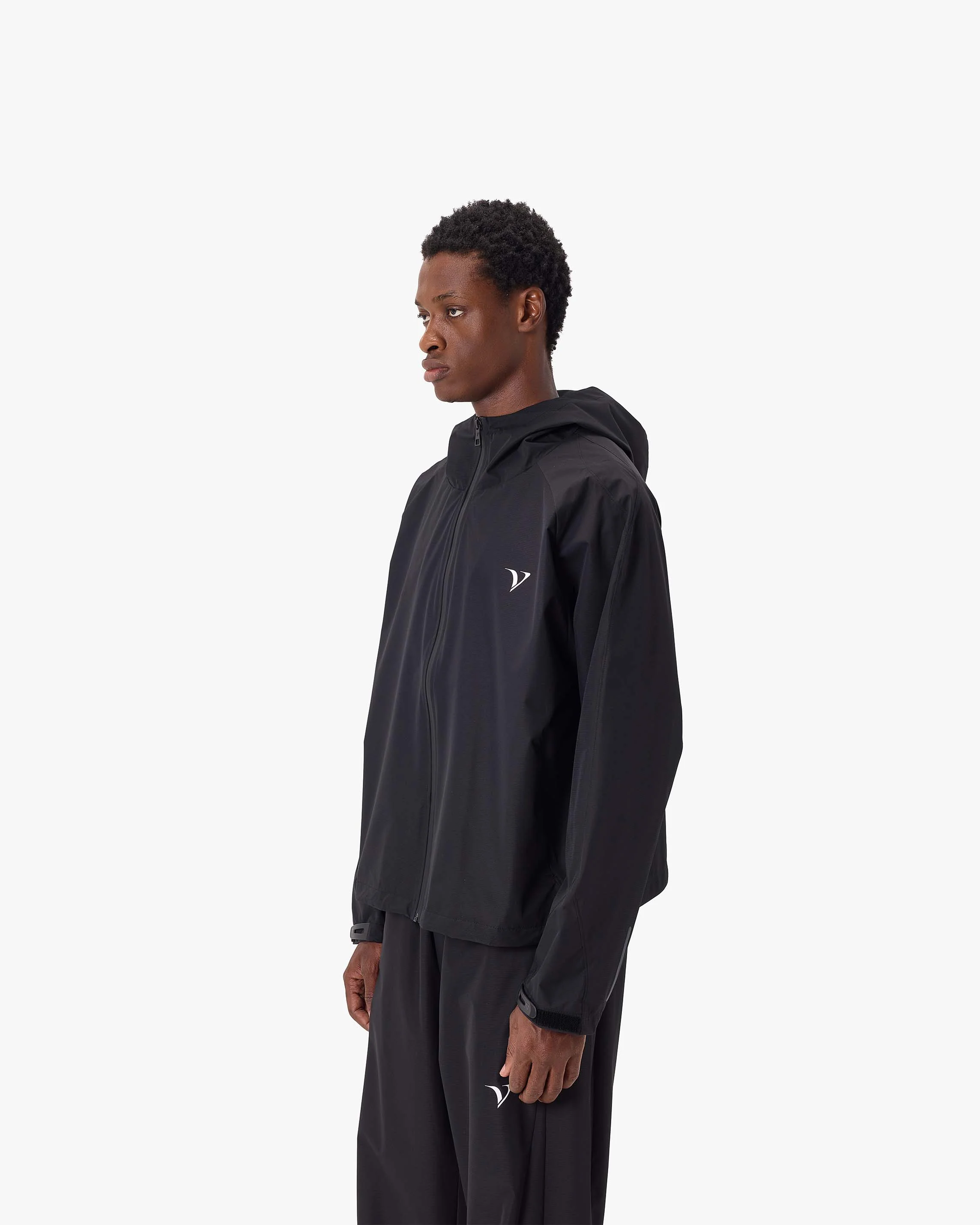 ACTIVEWEAR TRACK JACKET BLACK - Image 4