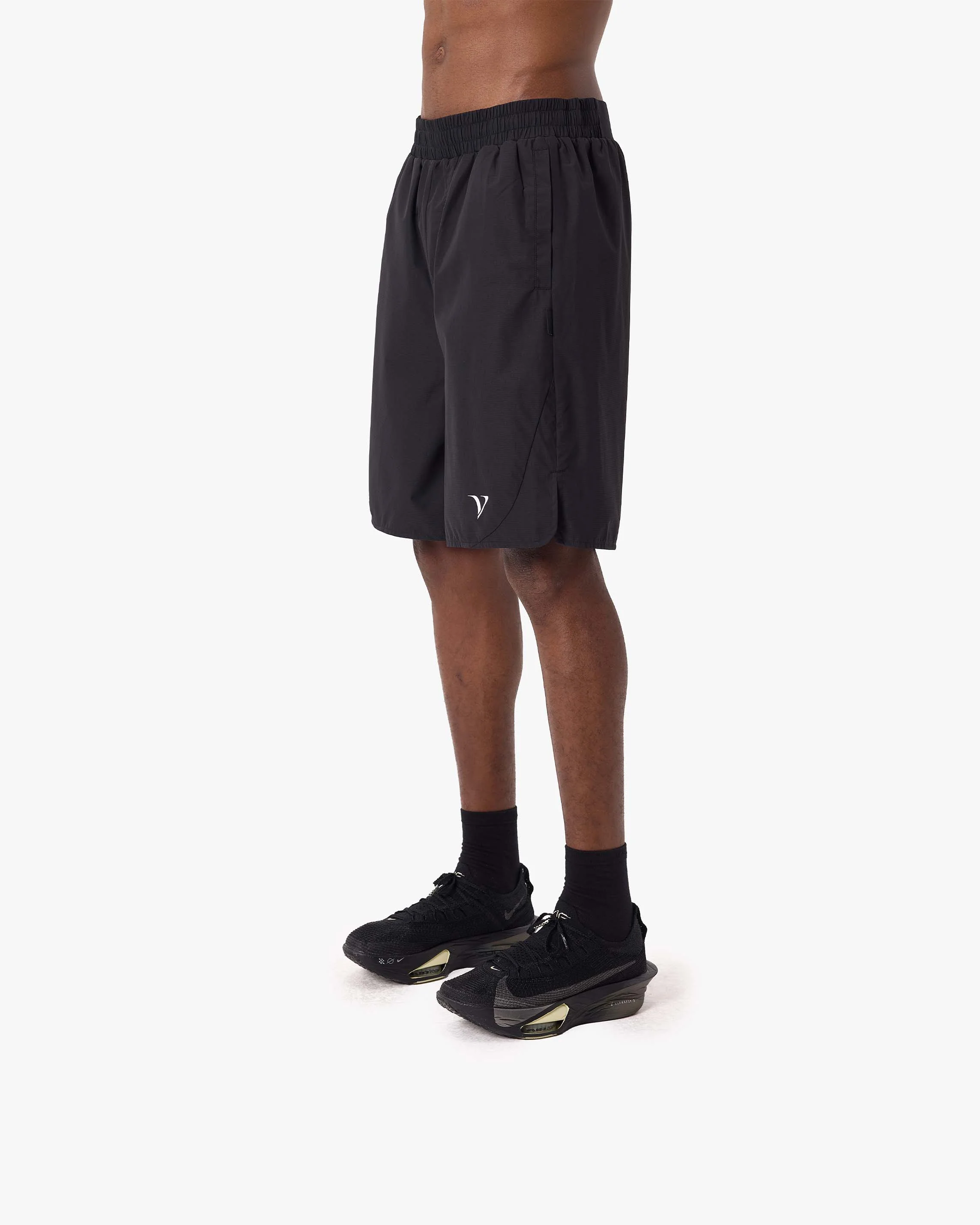 ACTIVEWEAR TRACK SHORTS BLACK - Image 4