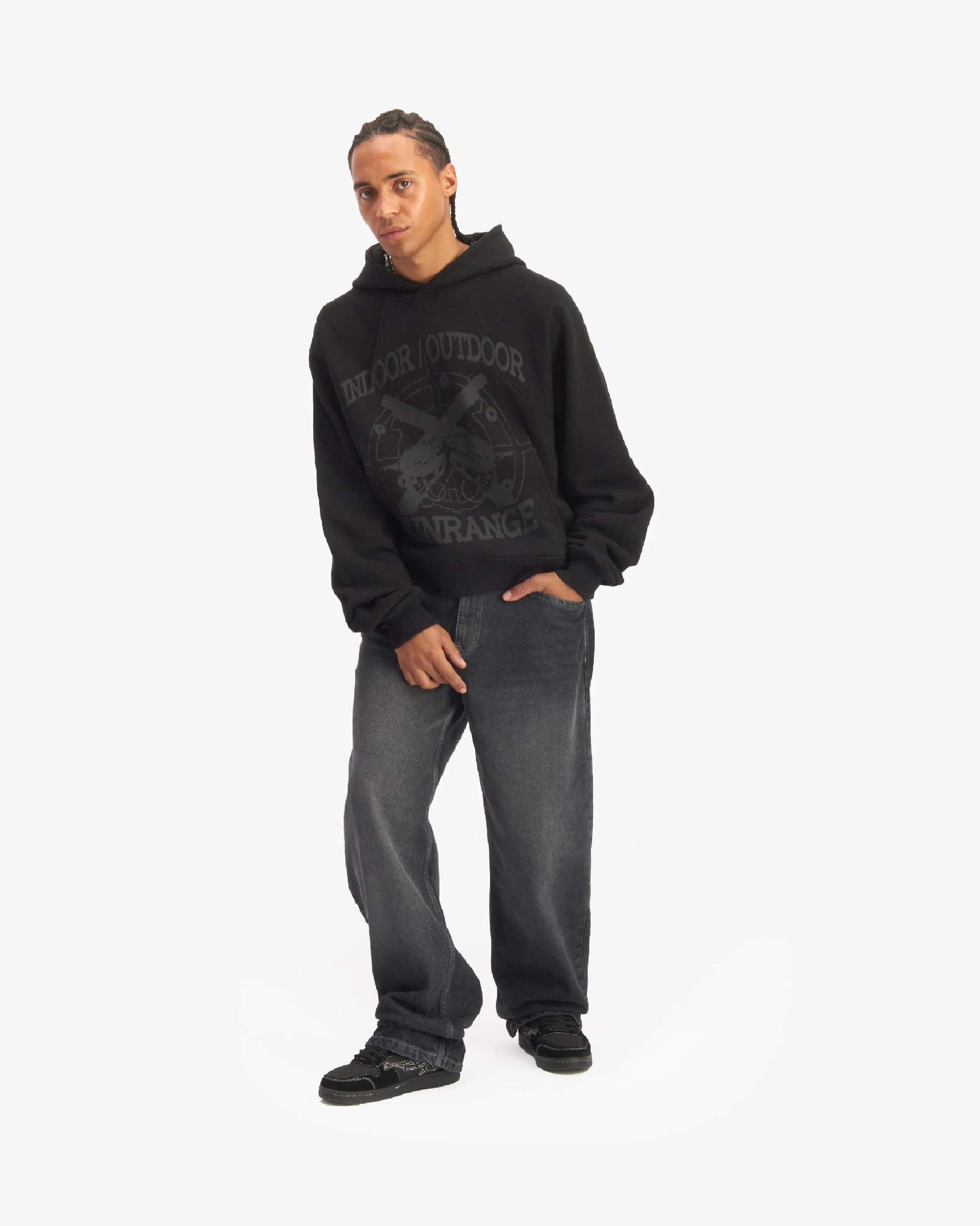 AKIMBO HOODIE BLACK - Image 8