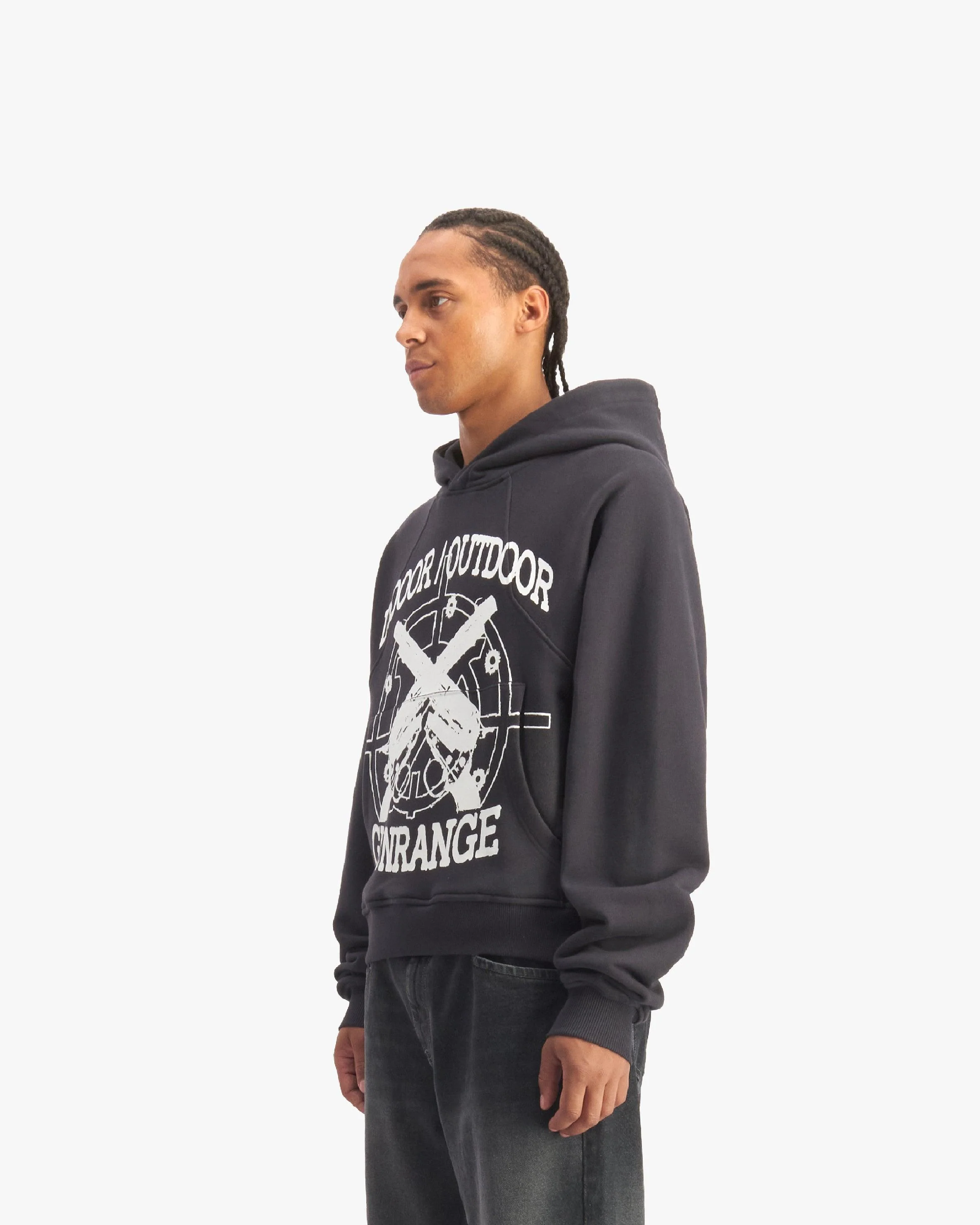 AKIMBO HOODIE DARK GREY - Image 3