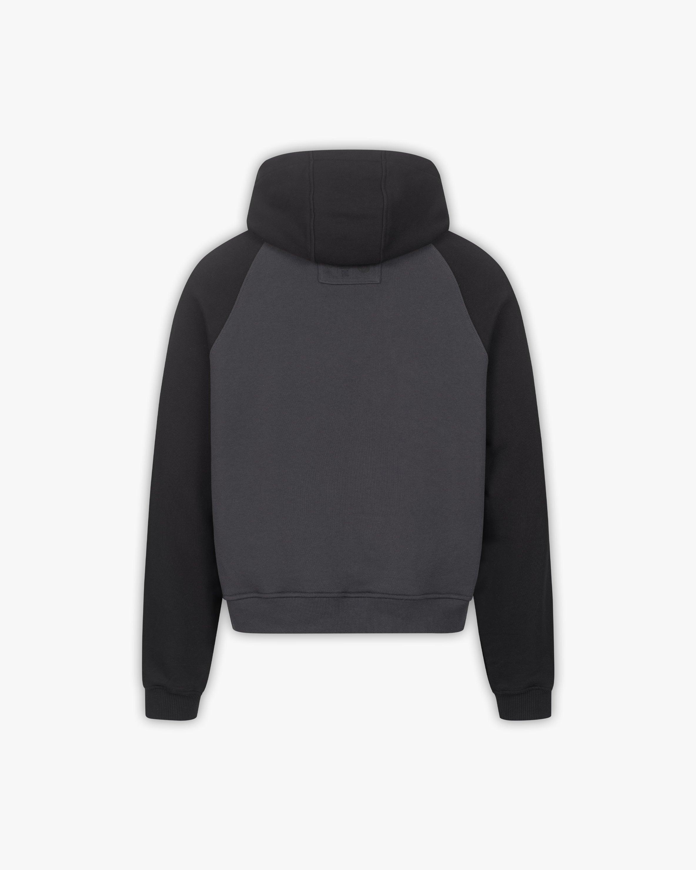 BICOLOR SHOOTING HOUSE HOODIE DARK GREY/BLACK - Image 6