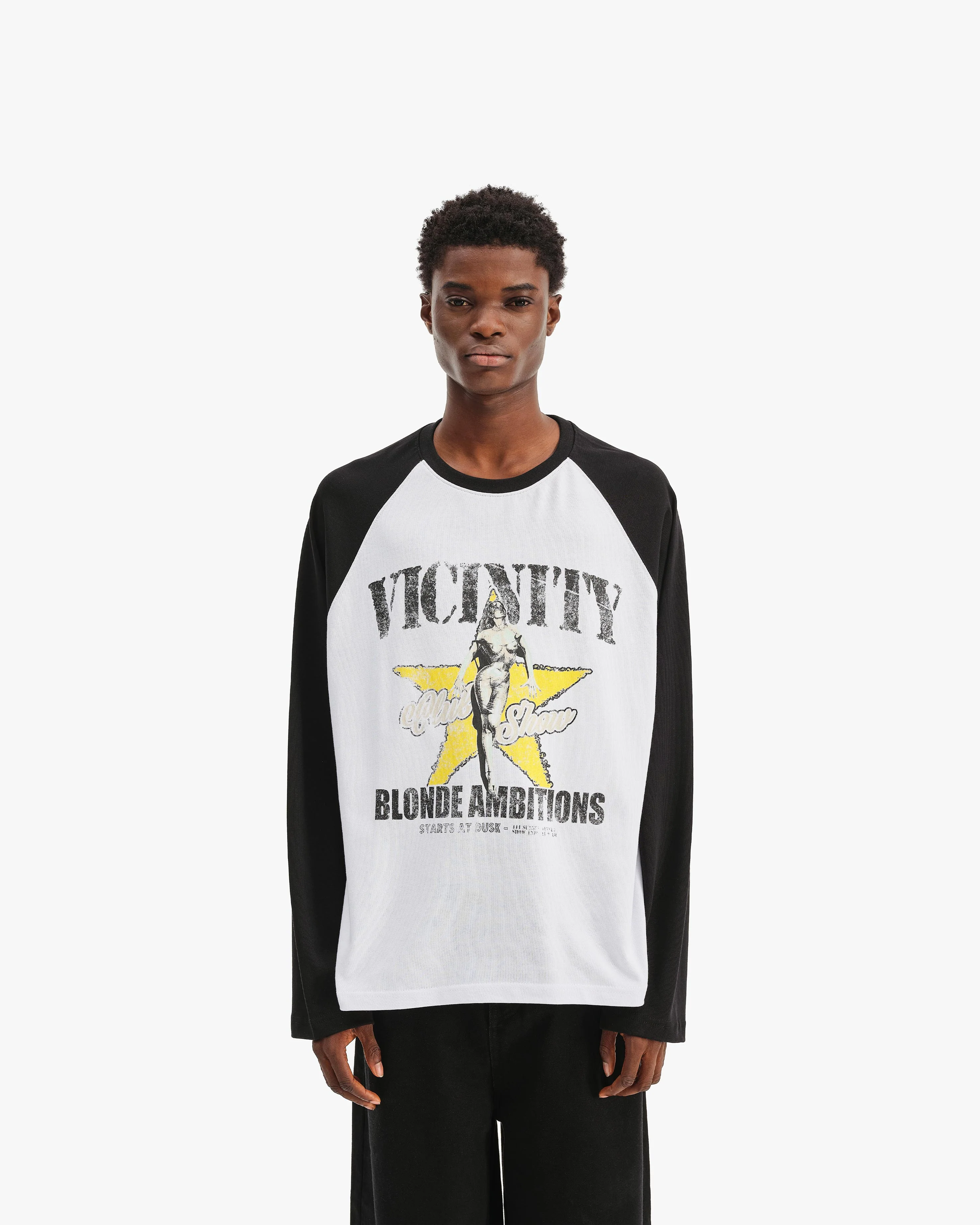 BLONDE AMBITIONS LONGSLEEVE WHITE/BLACK - Image 3