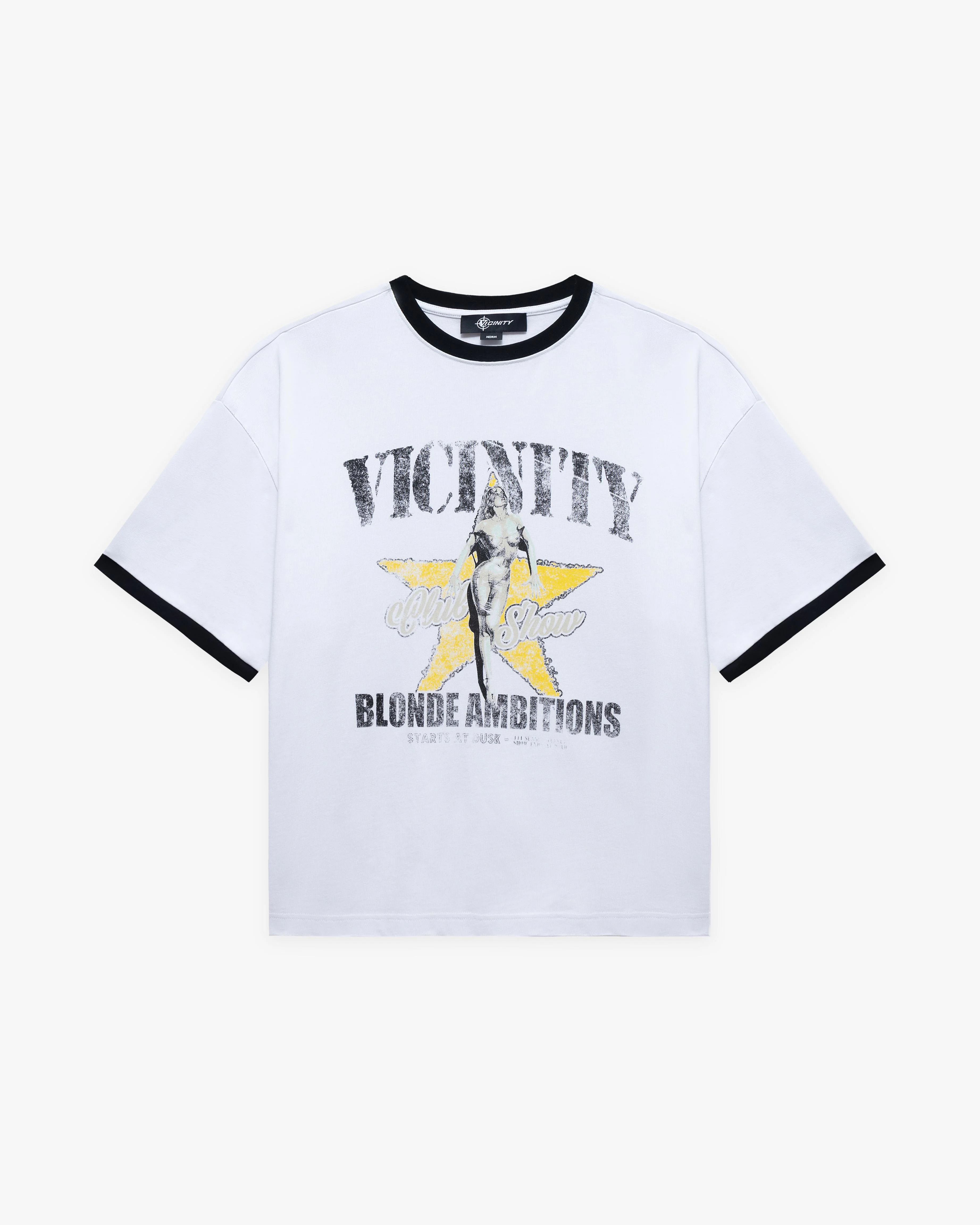 BLONDE AMBITIONS TEE WHITE