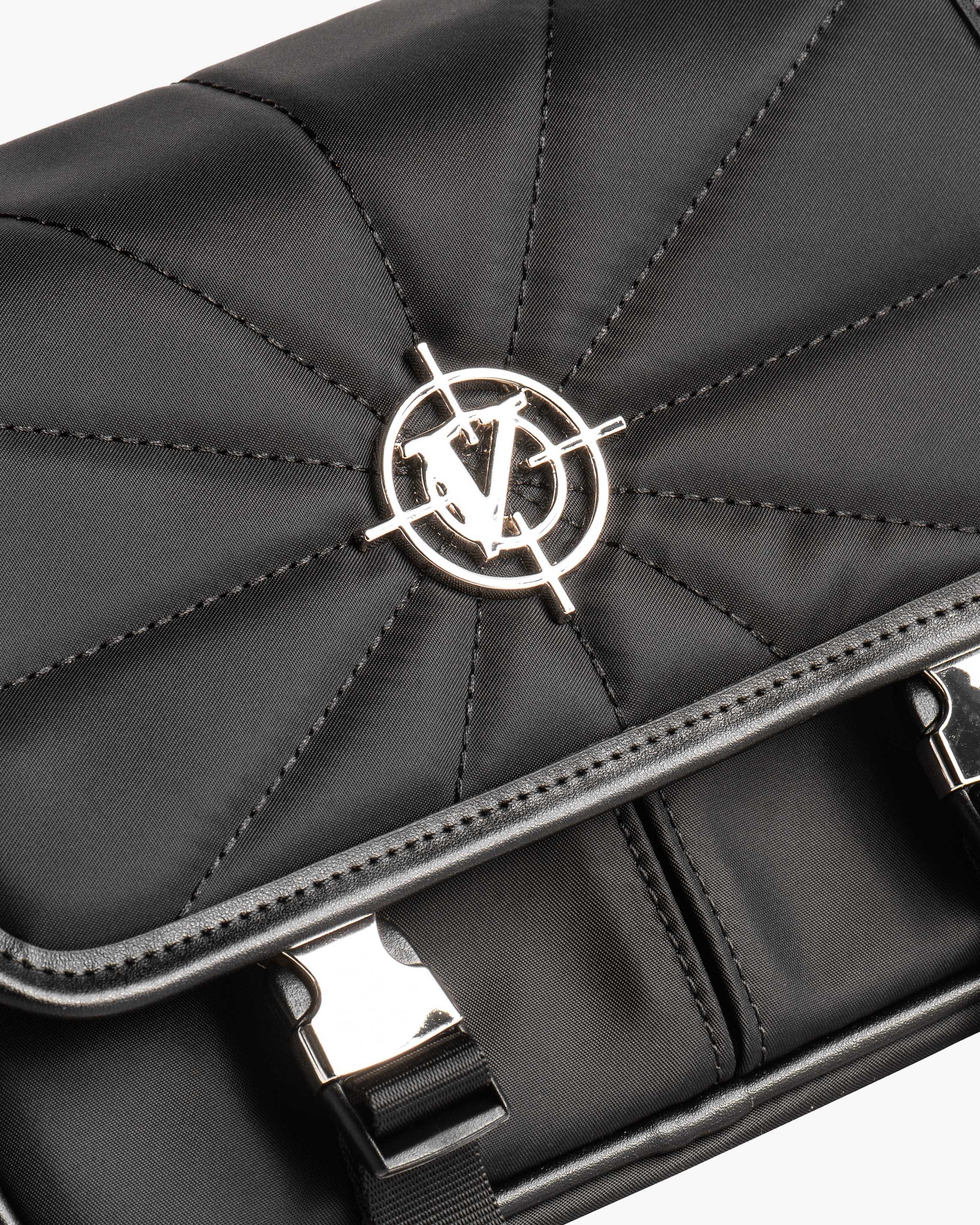 BUCKLE SHOULDER BAG - BLACK - Image 3