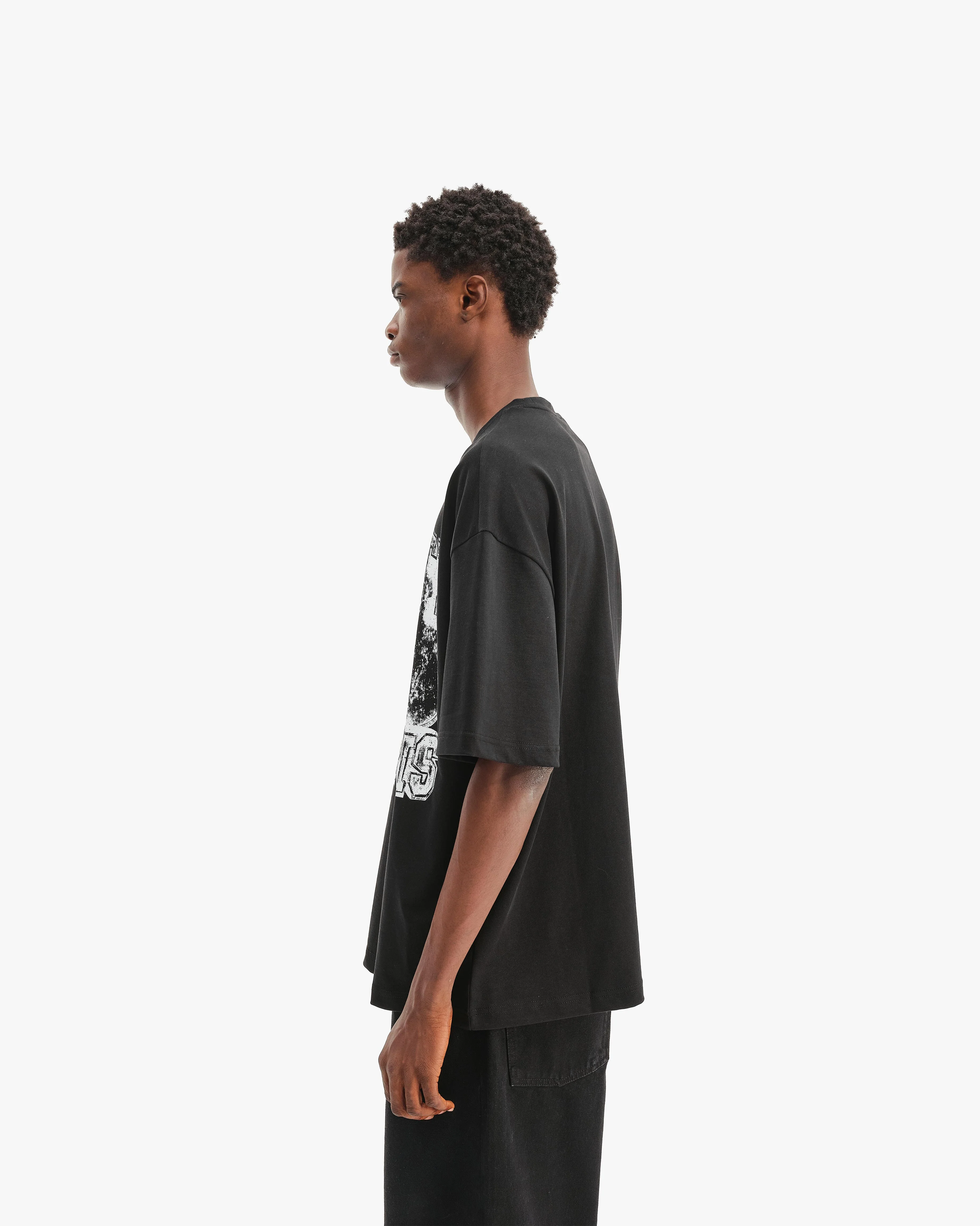 CHAMP EMBLEM TEE WHITE/BLACK - Image 5