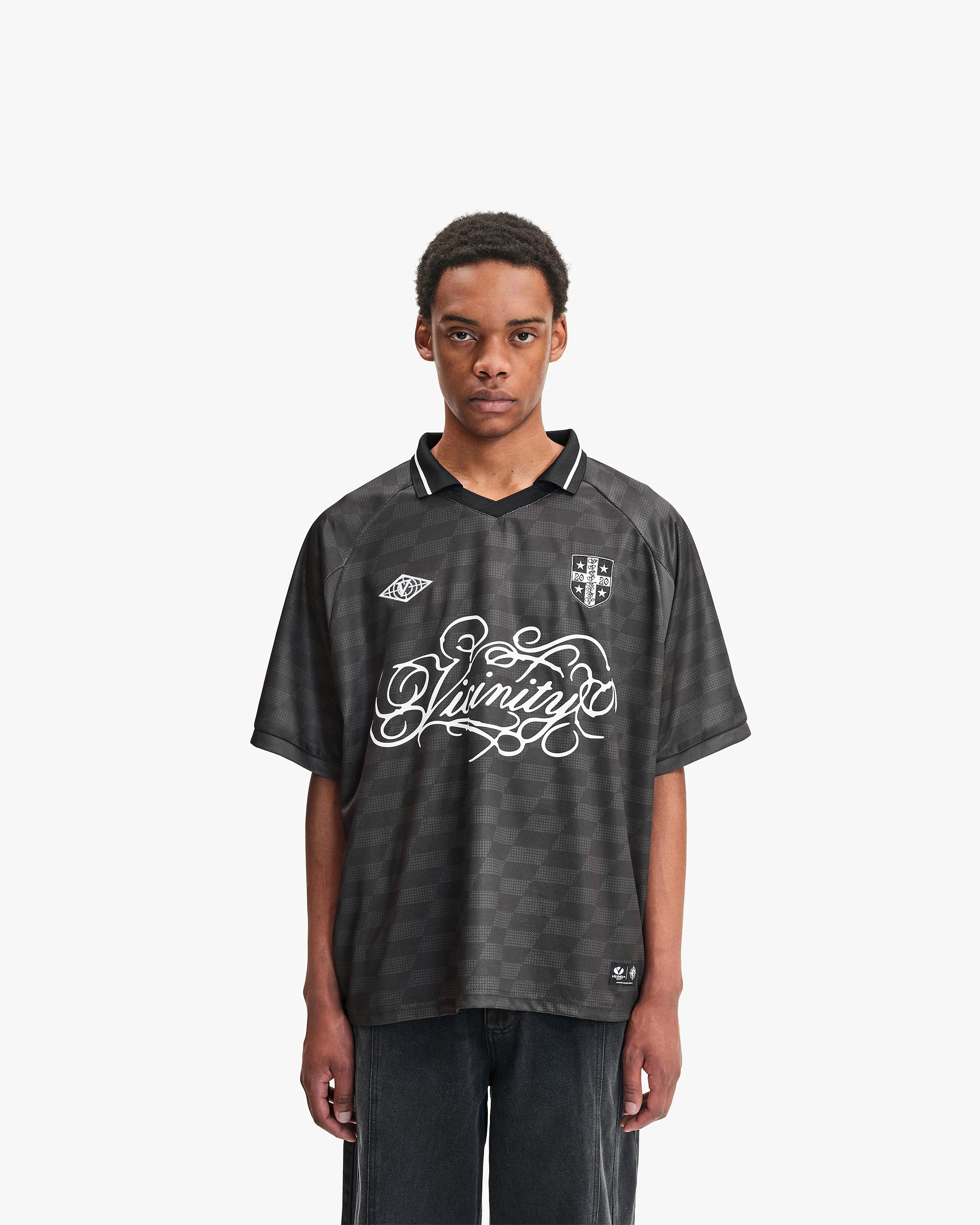 CHECKERED BW JERSEY BLACK - Image 3