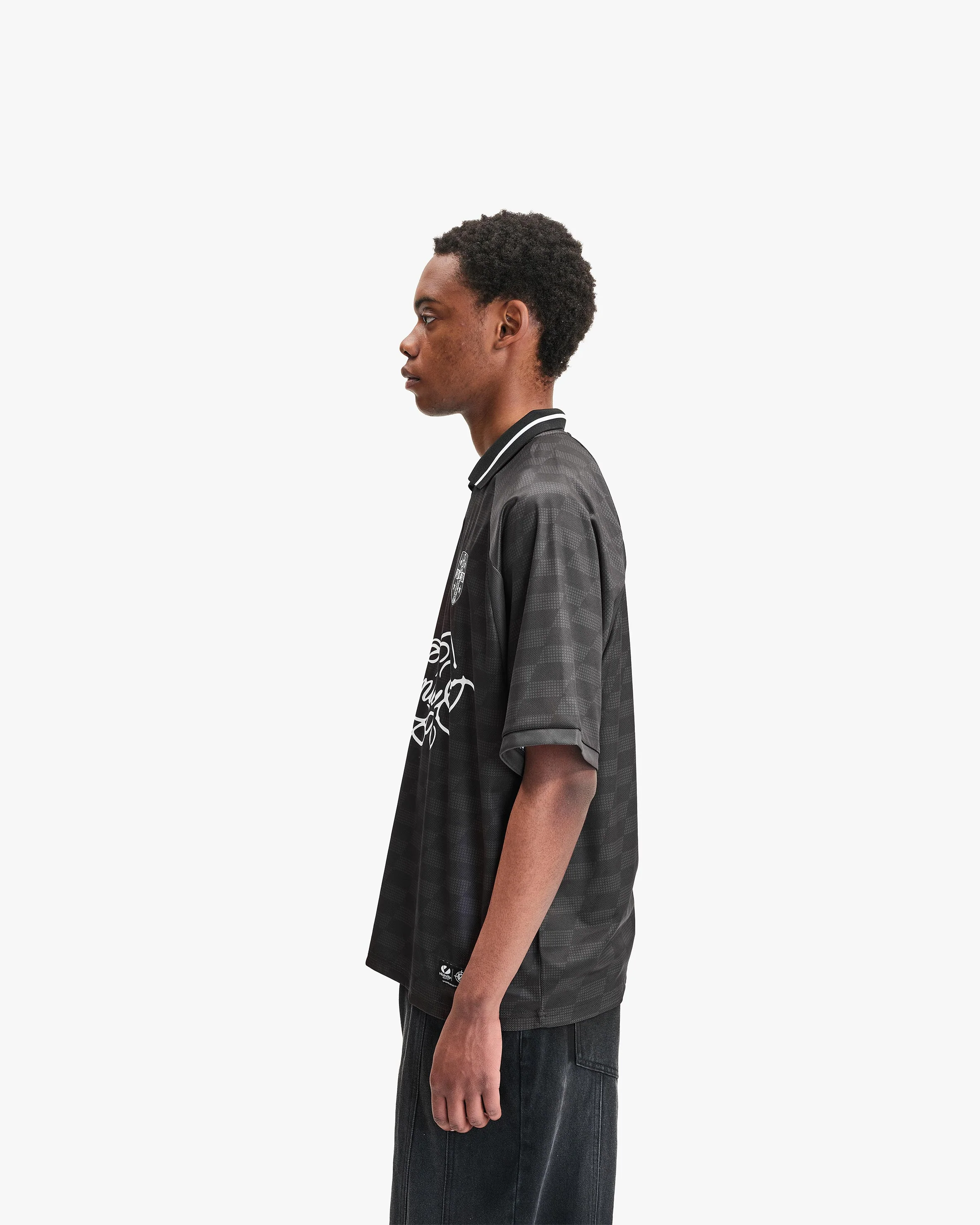 CHECKERED BW JERSEY BLACK - Image 5