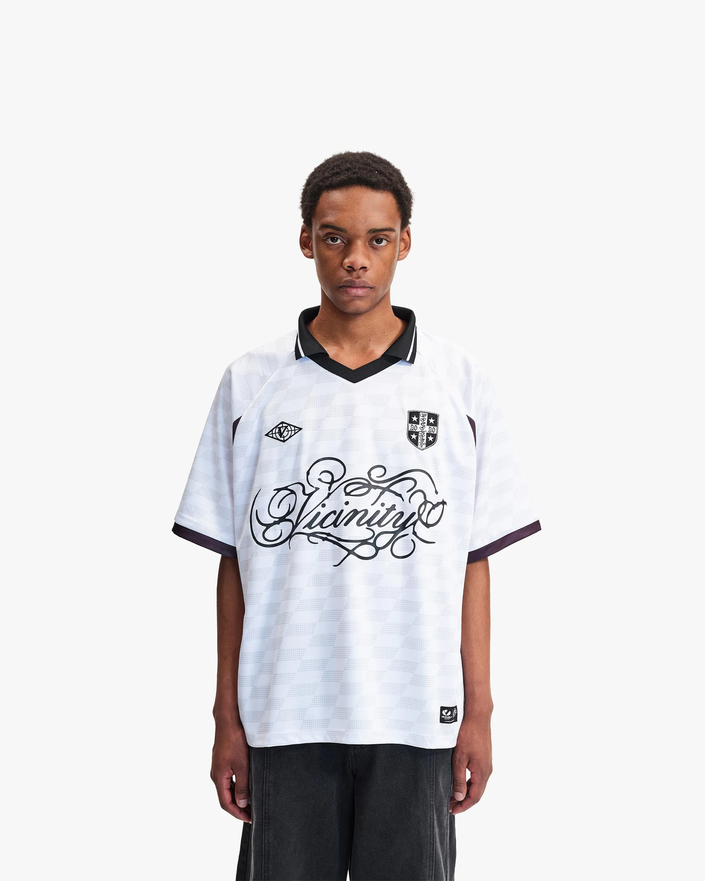 CHECKERED BW JERSEY WHITE - Image 3
