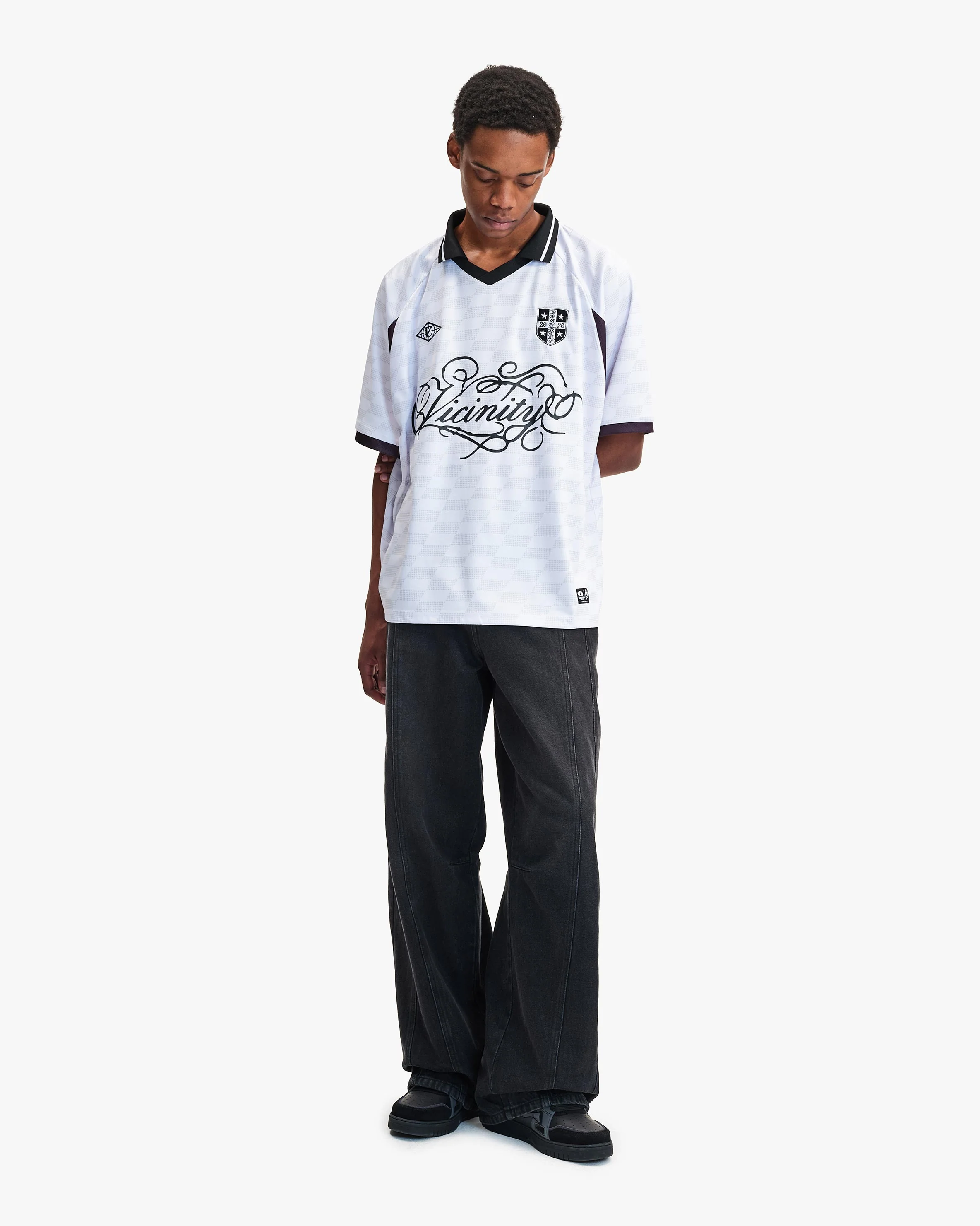 CHECKERED BW JERSEY WHITE - Image 8