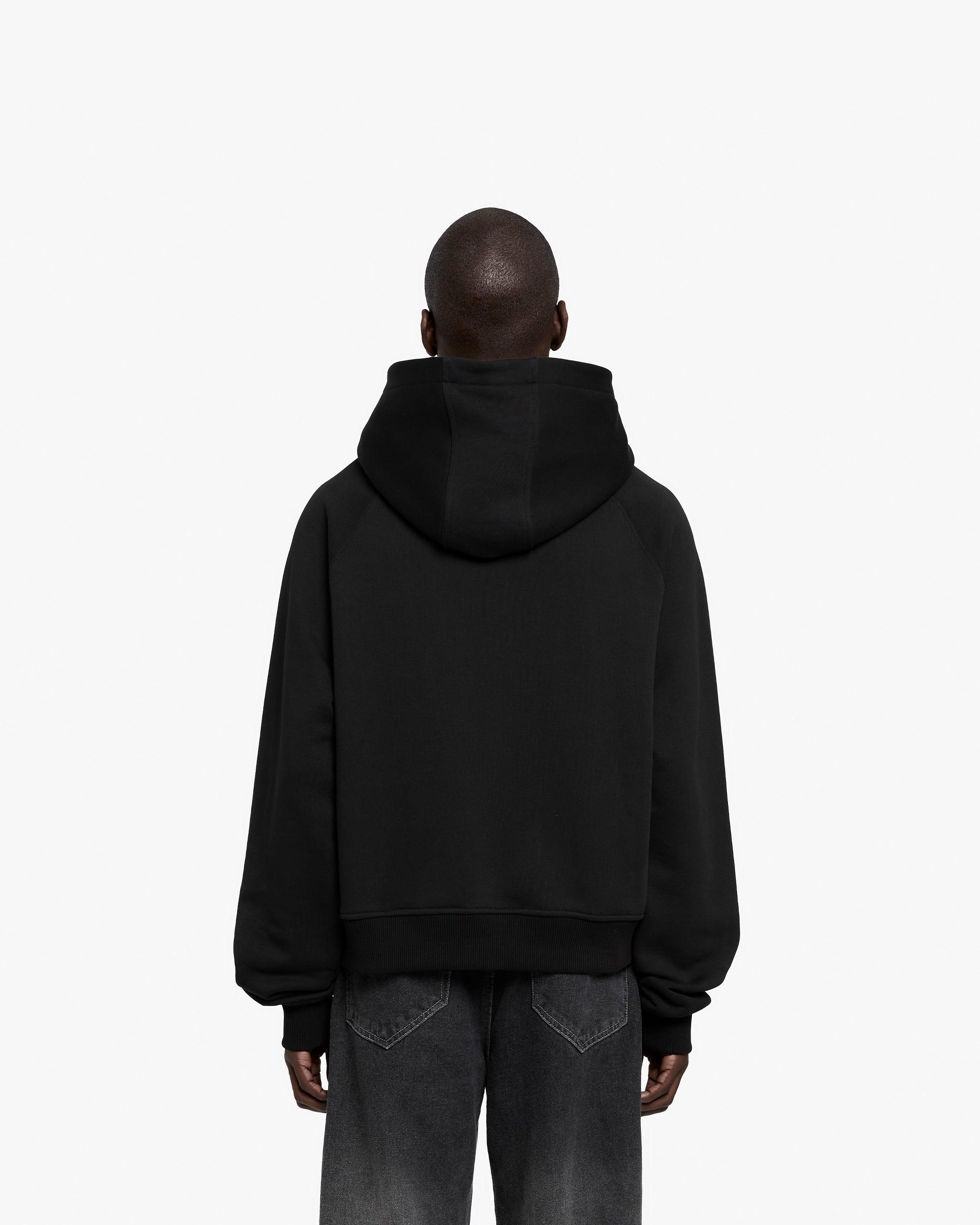CONSTRUCTION LOGO HOODIE BLACK - Image 6