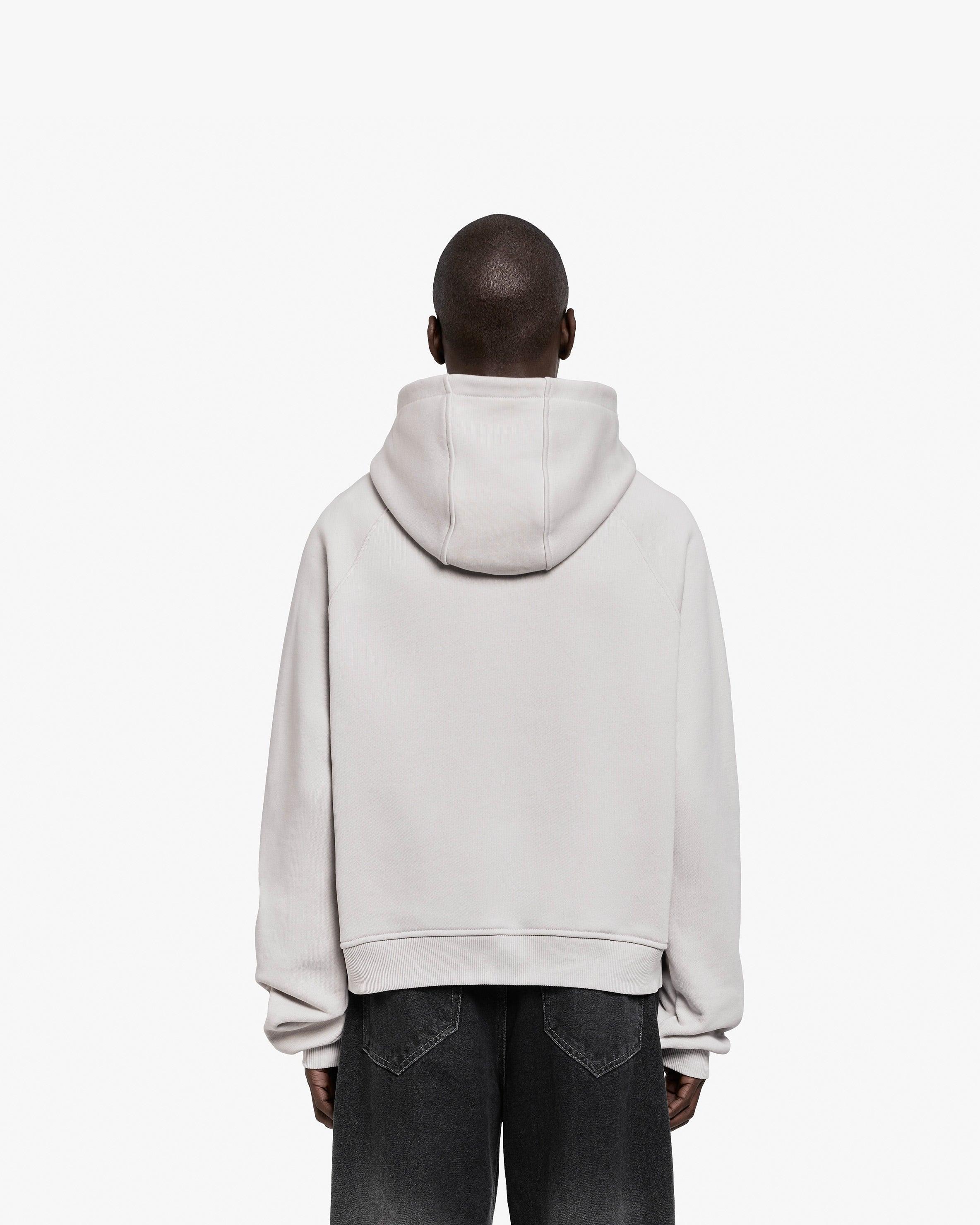 CONSTRUCTION LOGO HOODIE GREY - Image 6