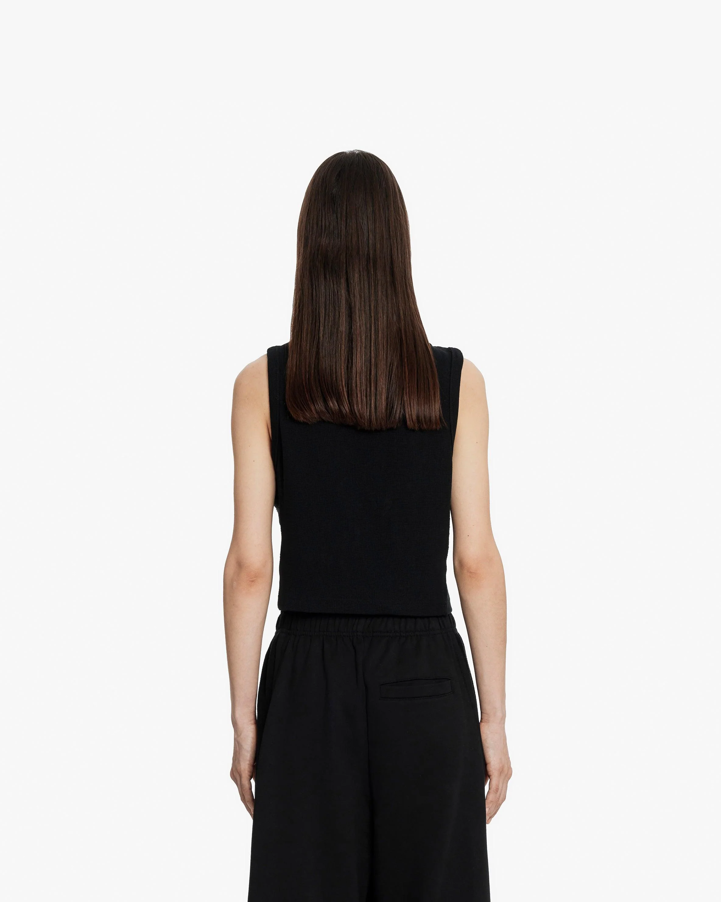 CROP TANKTOP DOUBLE PACK (BLACK & WHITE) - Image 15