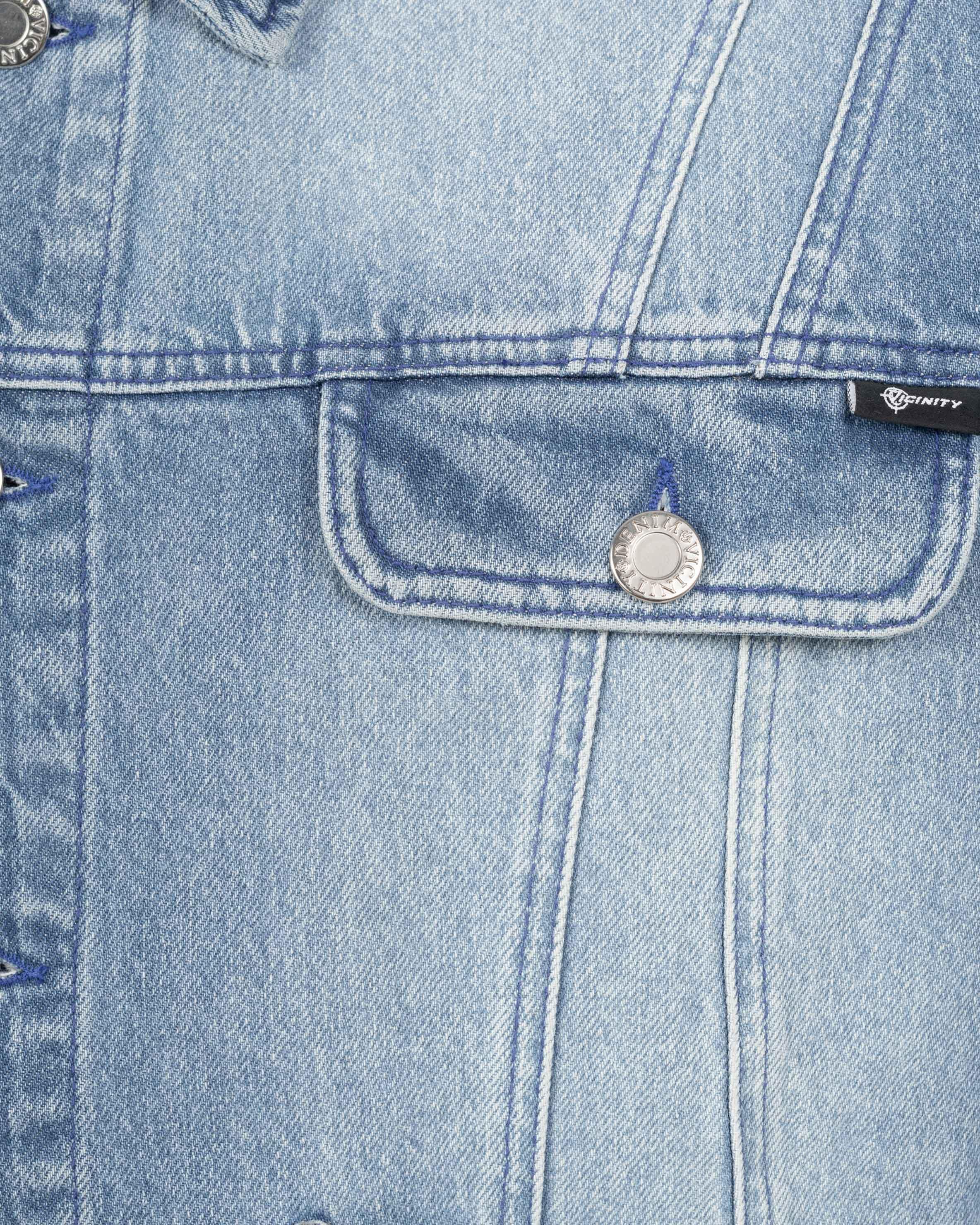 DENIM JACKET LIGHT BLUE - Image 8