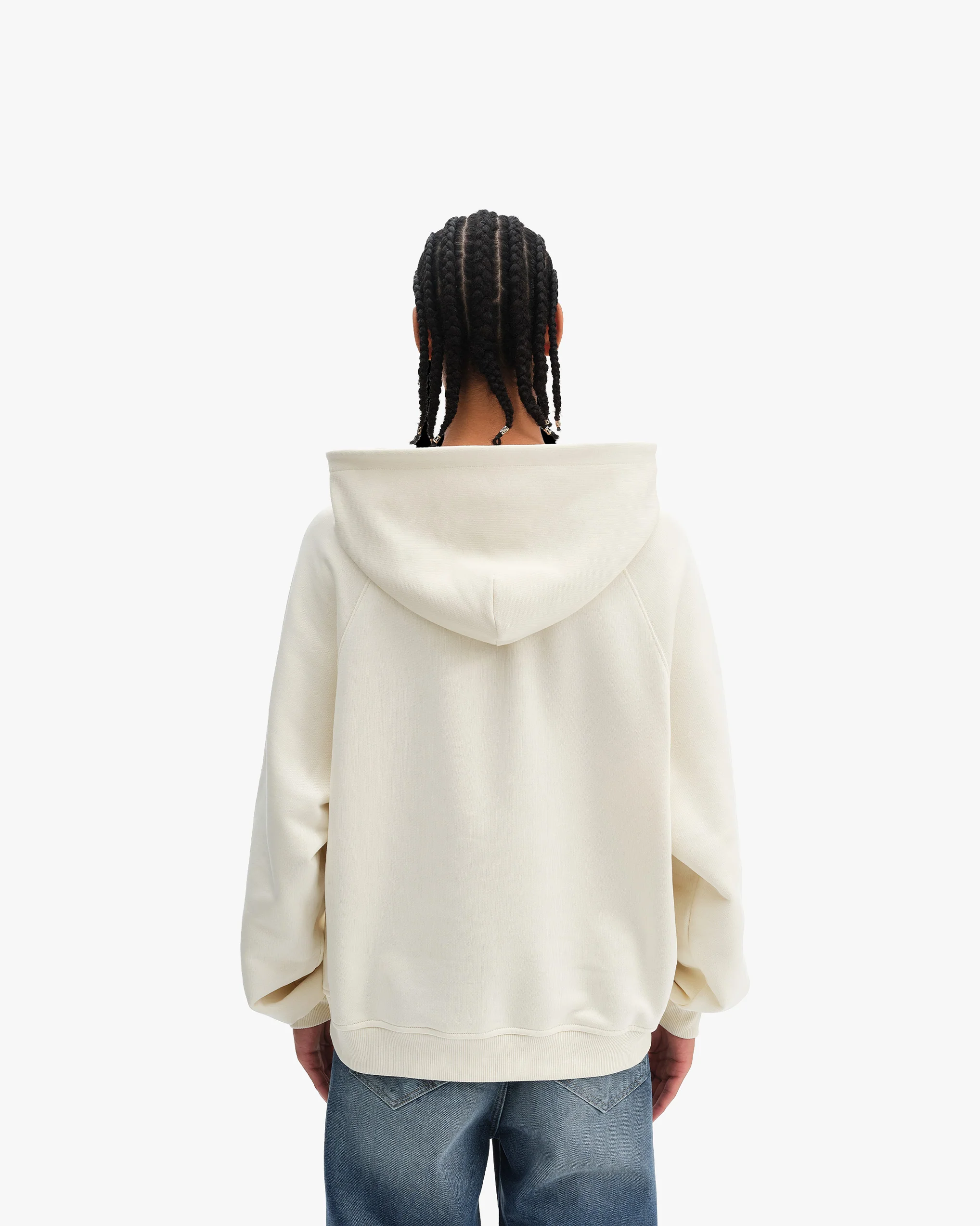 EAGLE TATTOO HOODIE BEIGE - Image 6