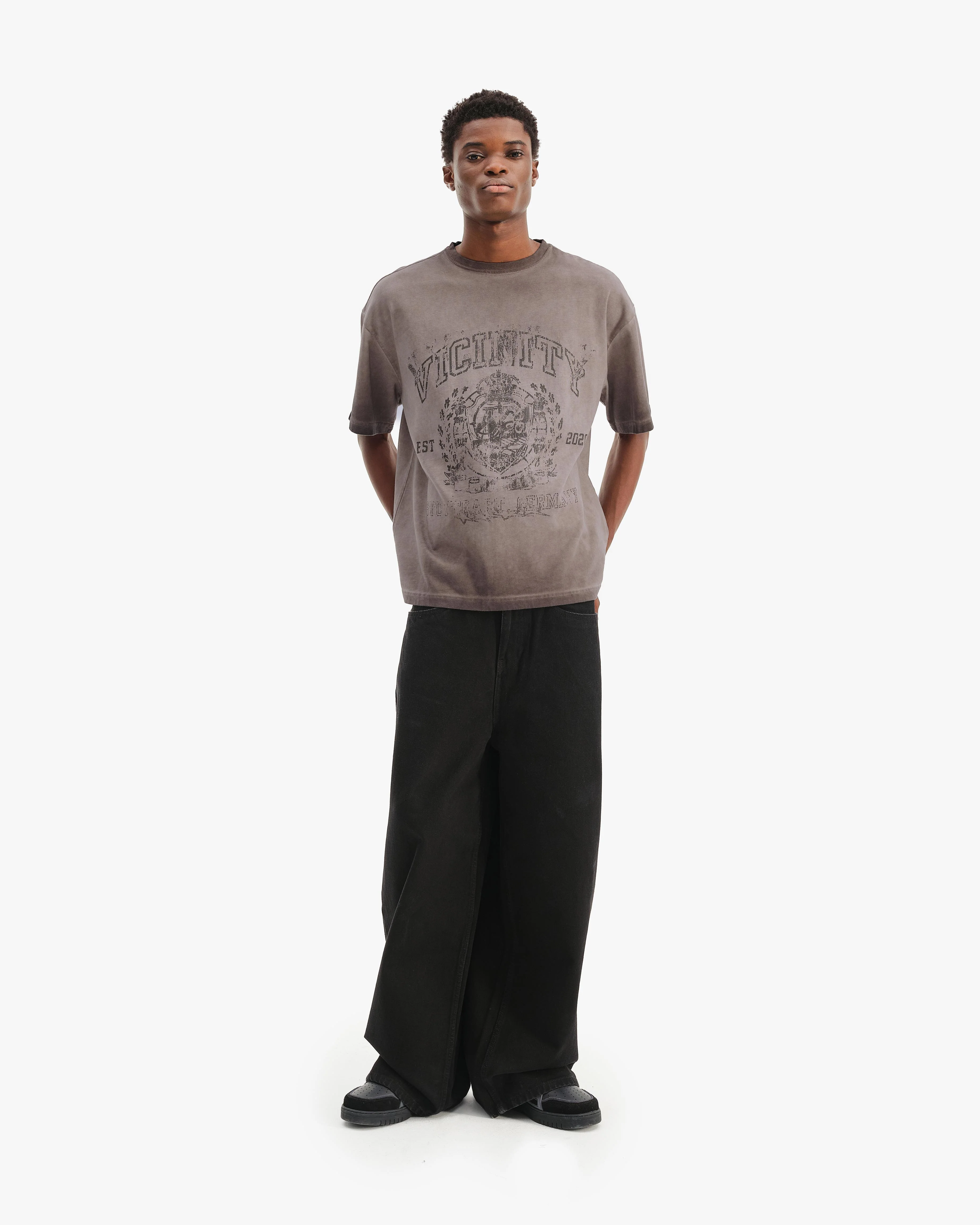 EMBLEM TEE BROWN - Image 8