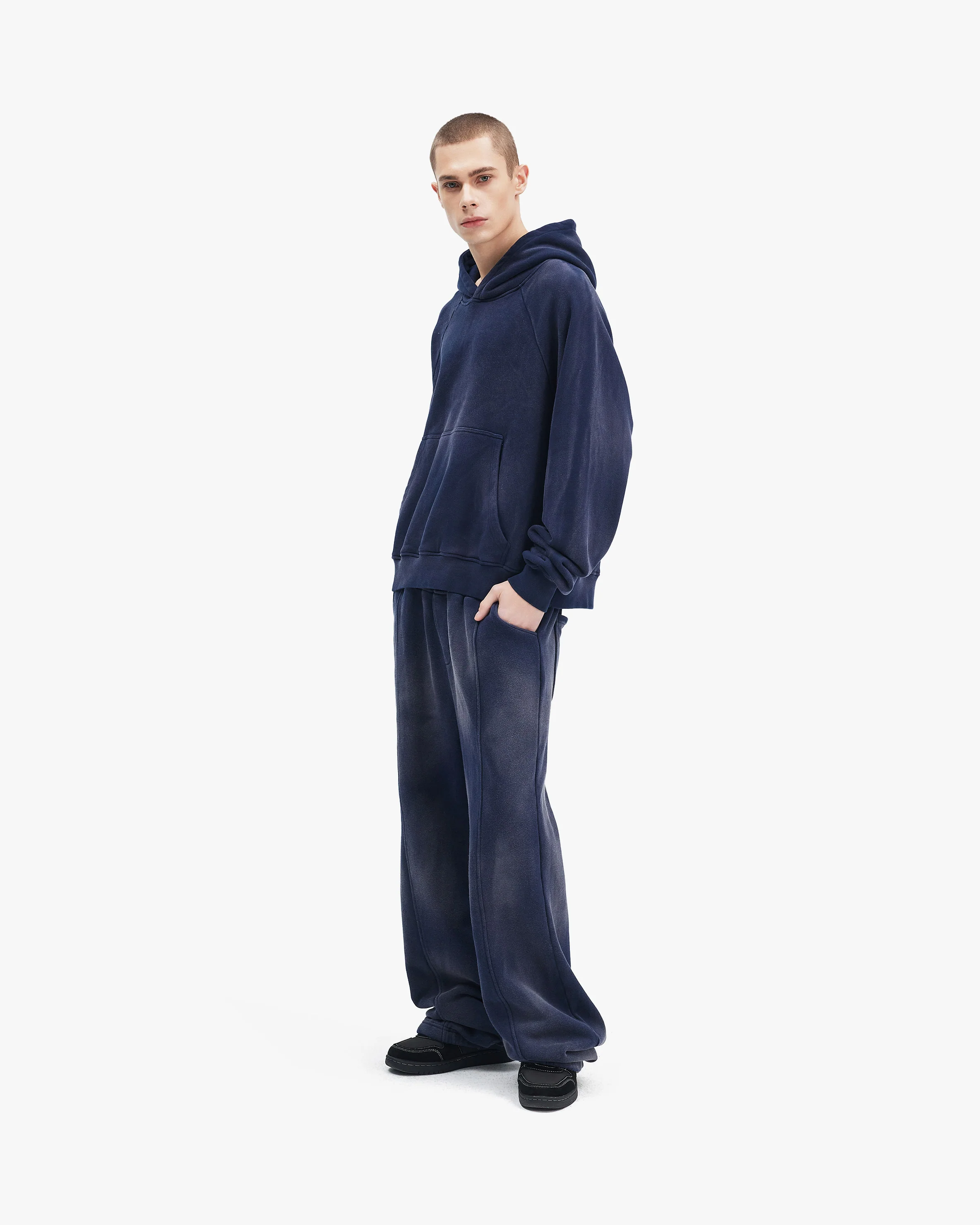 FADED WASH JOGGER NAVY - Image 7