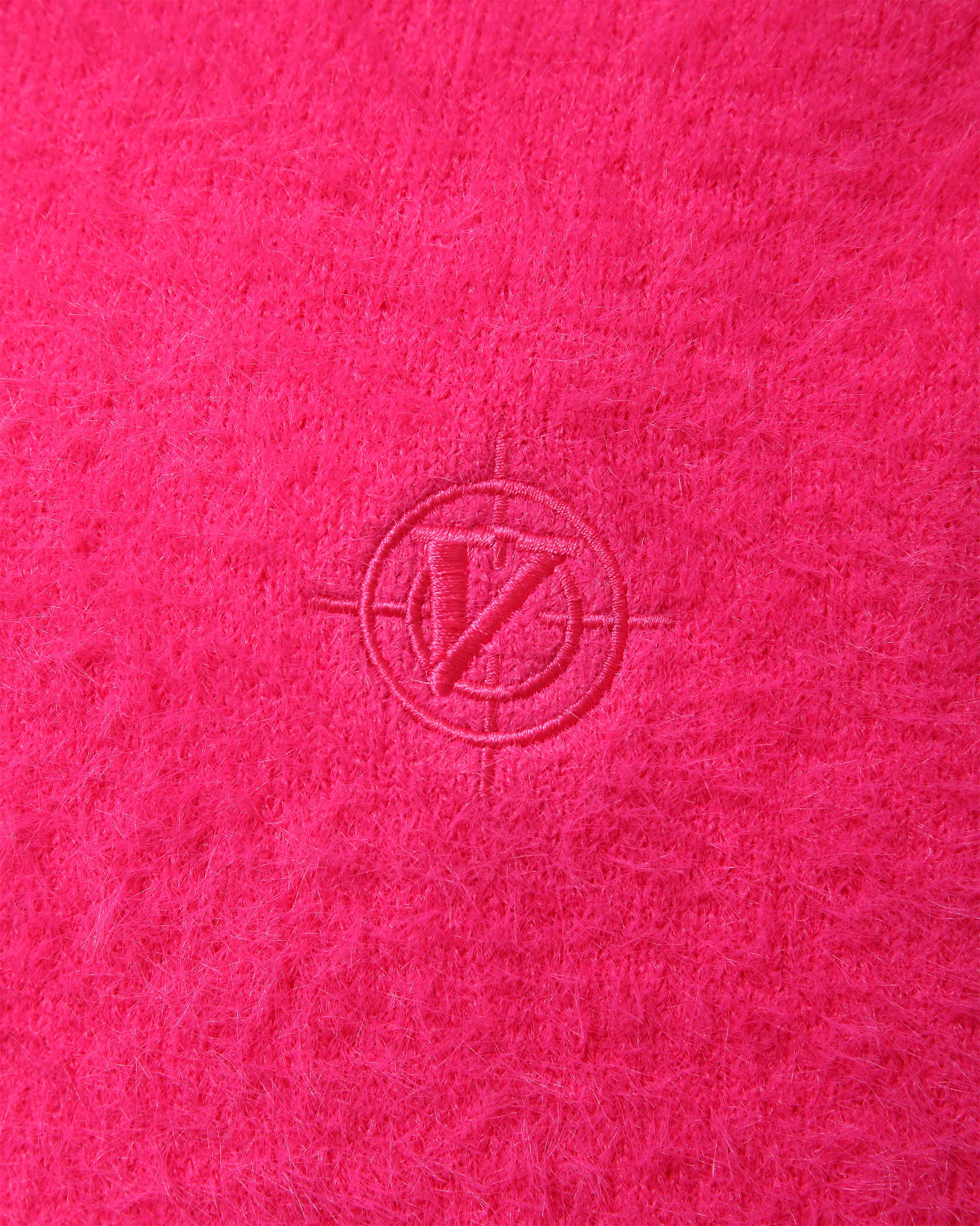 FAUX MINK POLO SWEATER FLAMINGO - Image 10