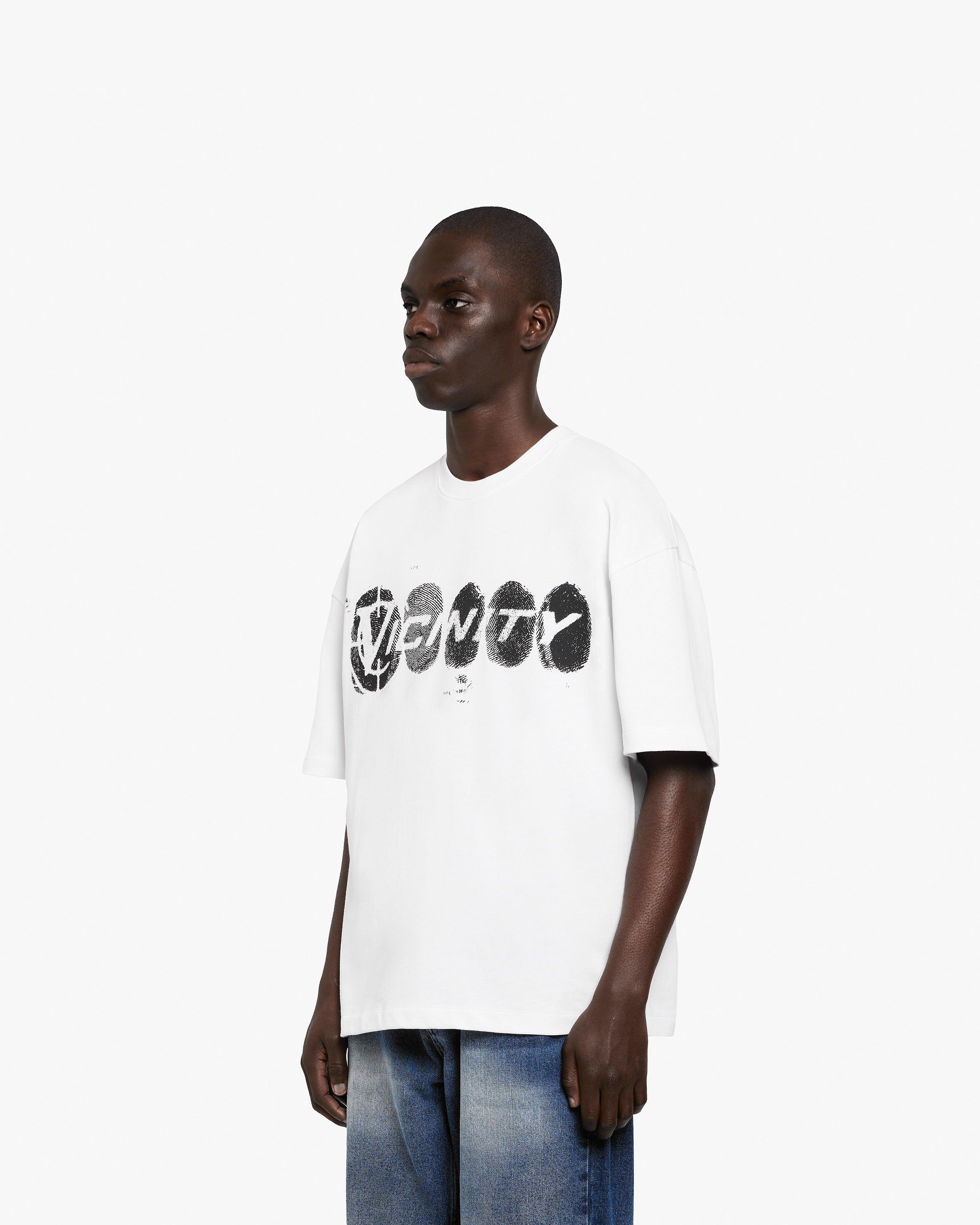 FINGERPRINT TEE WHITE - Image 3