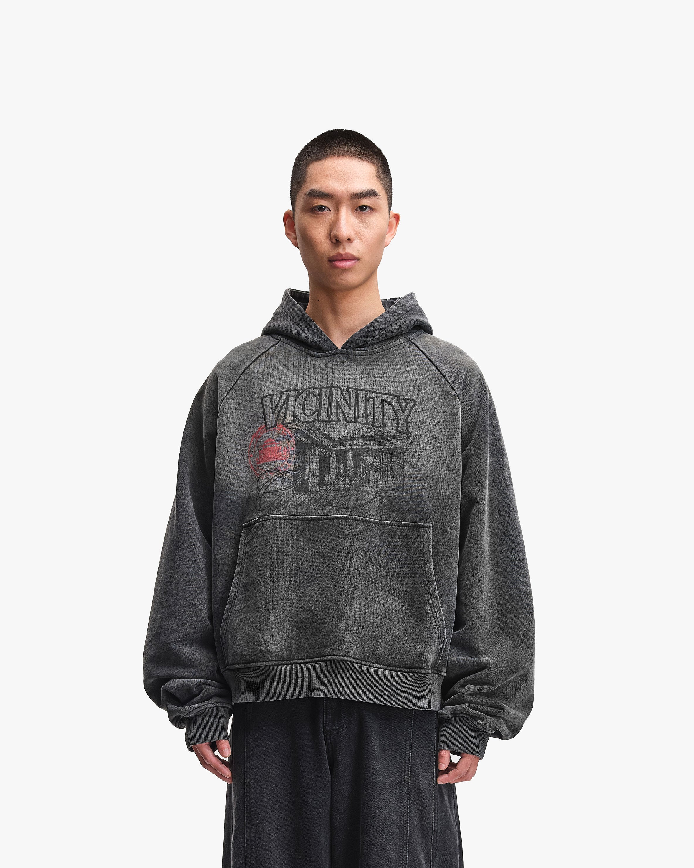 GALLERY HOODIE WASHED GREY - Image 4