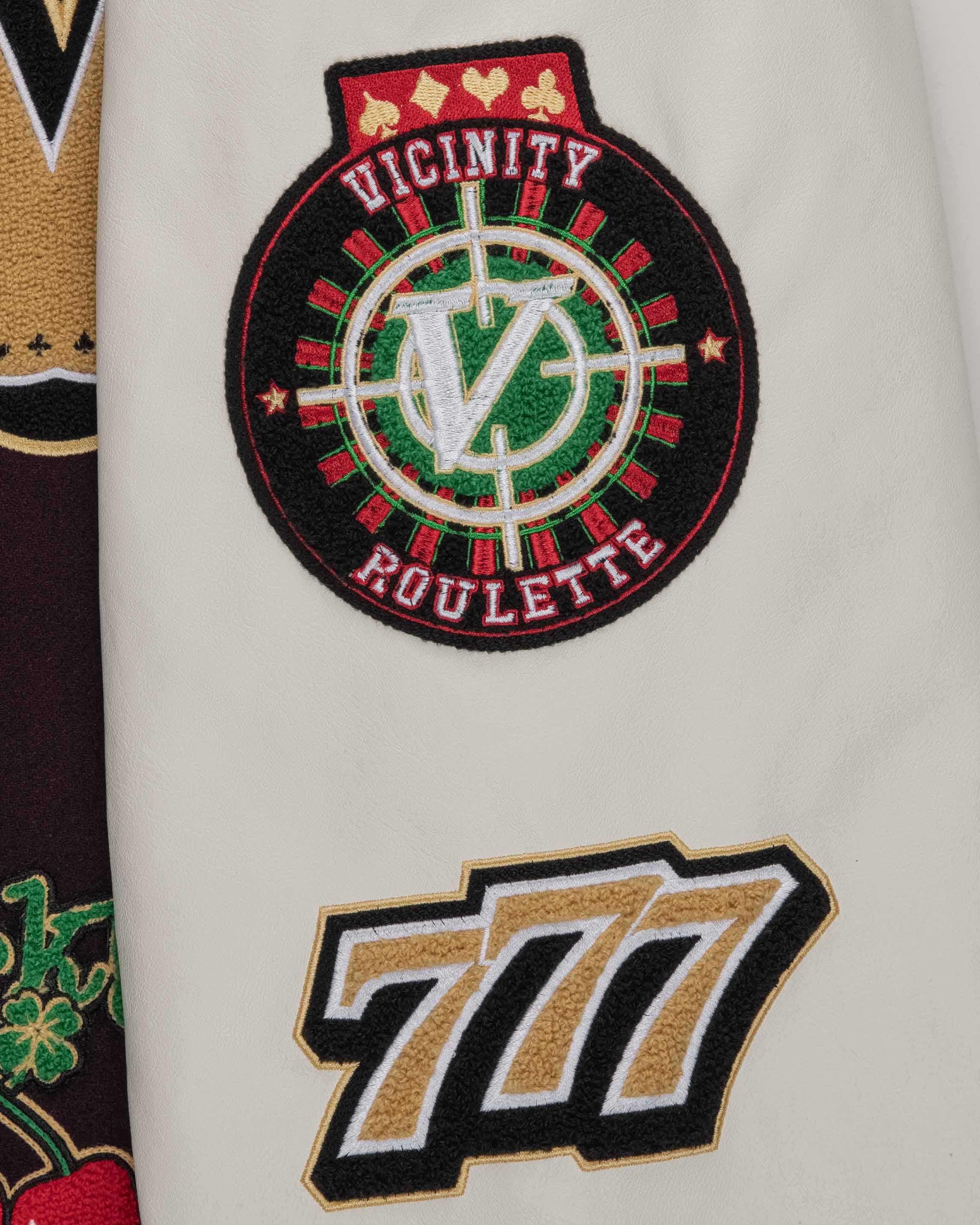 GAMBLER VARSITY JACKET BORDEAUX RED - Image 20