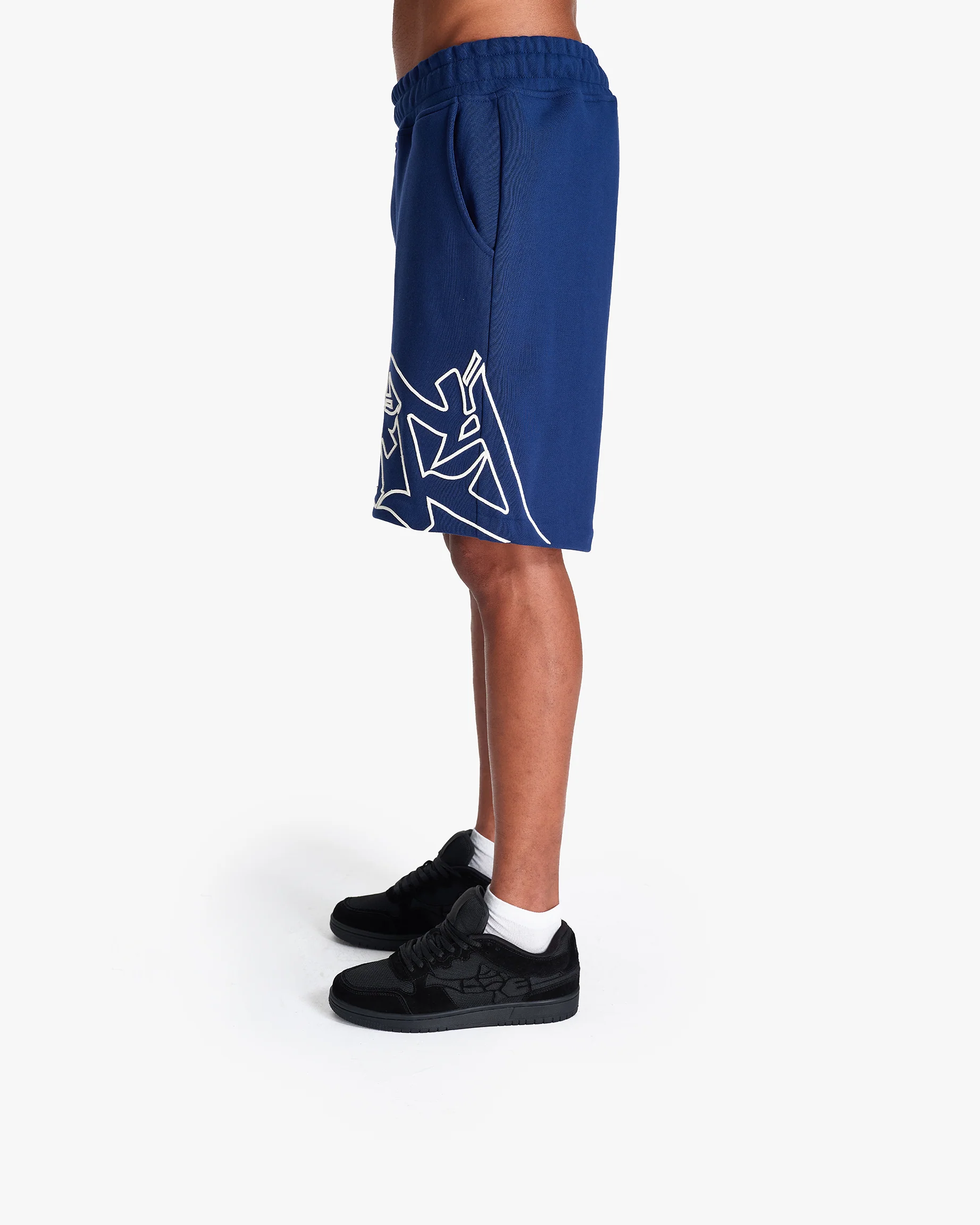 GRAFFITI SHORTS BLUE - Image 5