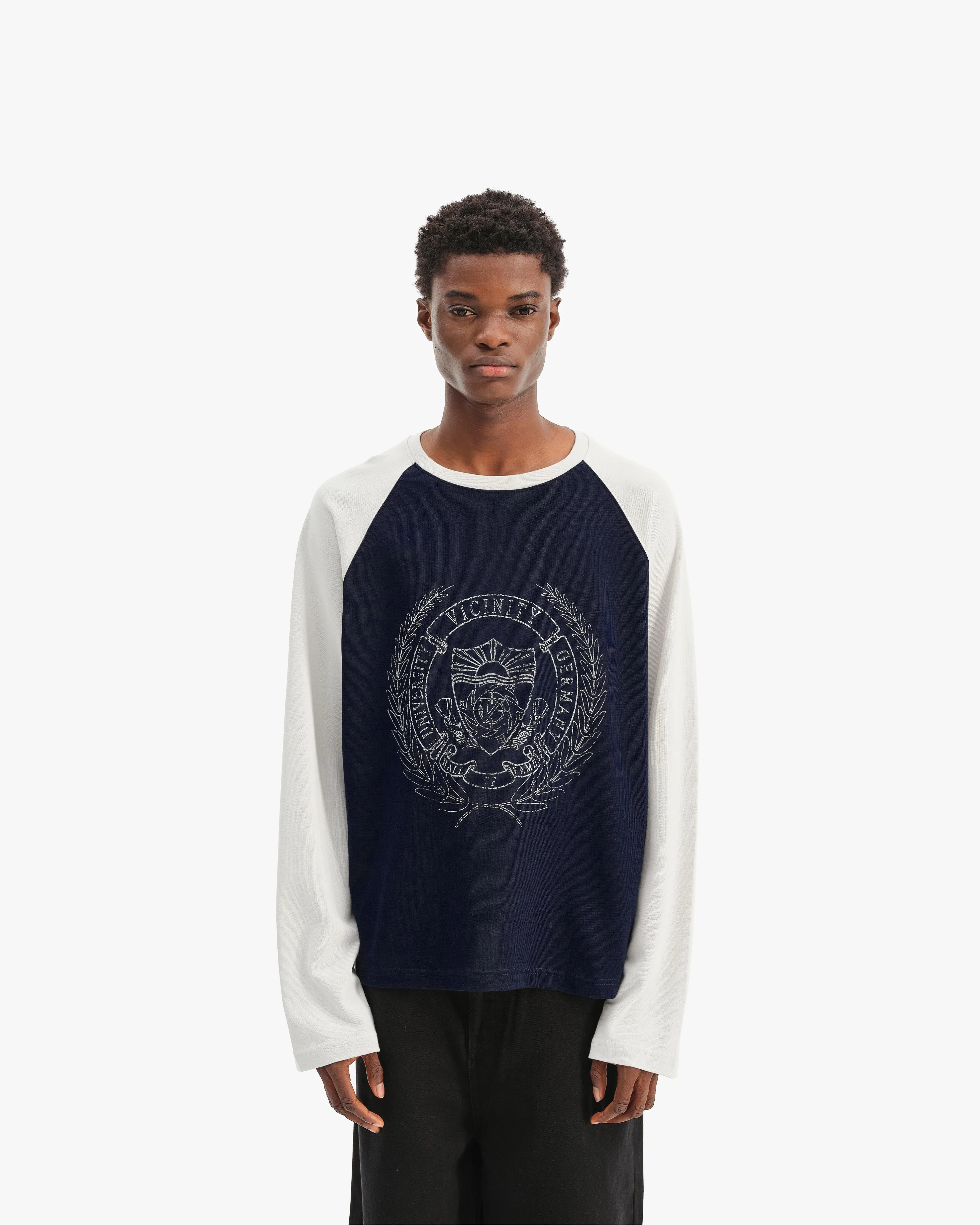 HALL OF FAME LONGSLEEVE BLUE/GREY - Image 3