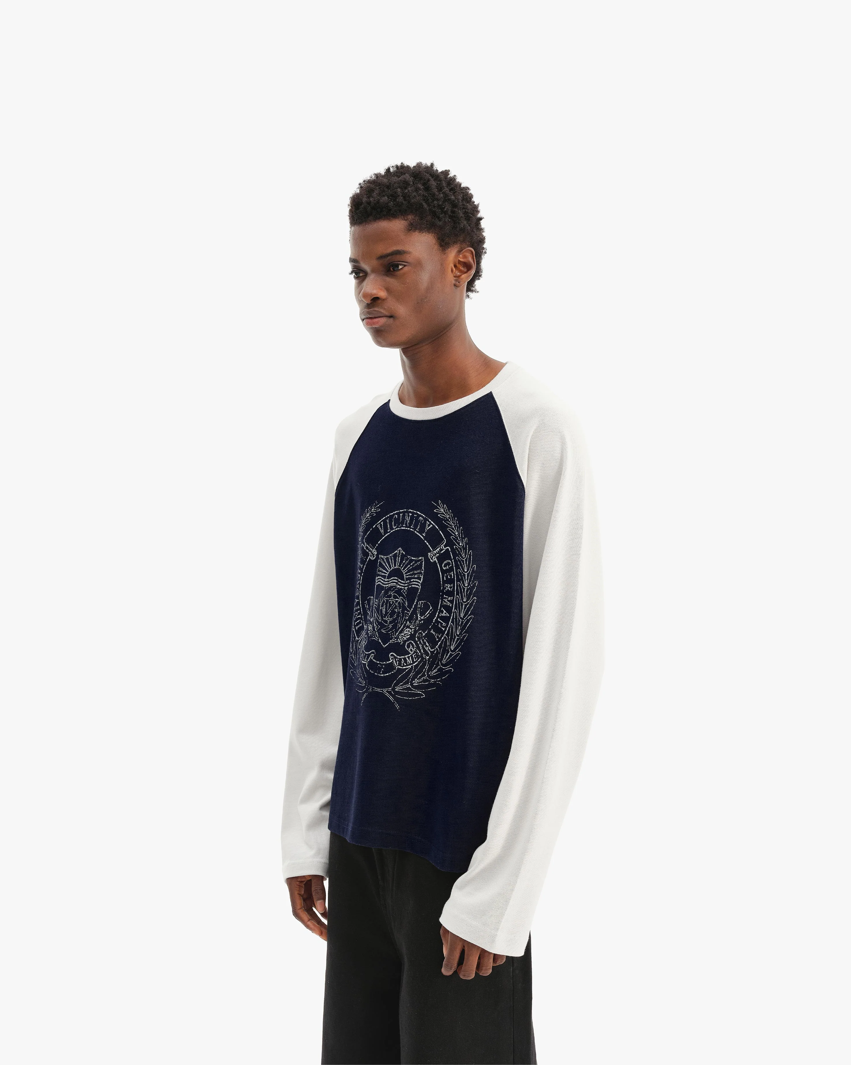 HALL OF FAME LONGSLEEVE BLUE/GREY - Image 4