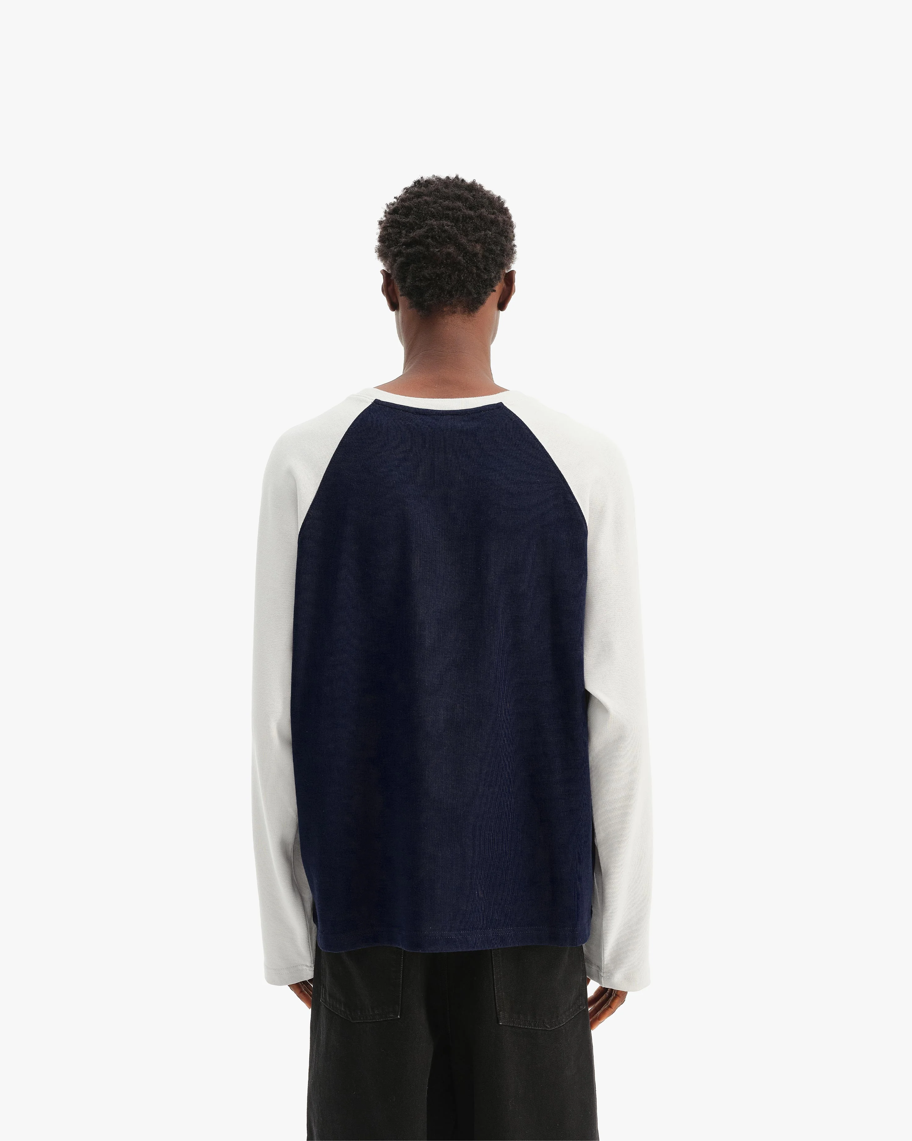 HALL OF FAME LONGSLEEVE BLUE/GREY - Image 6