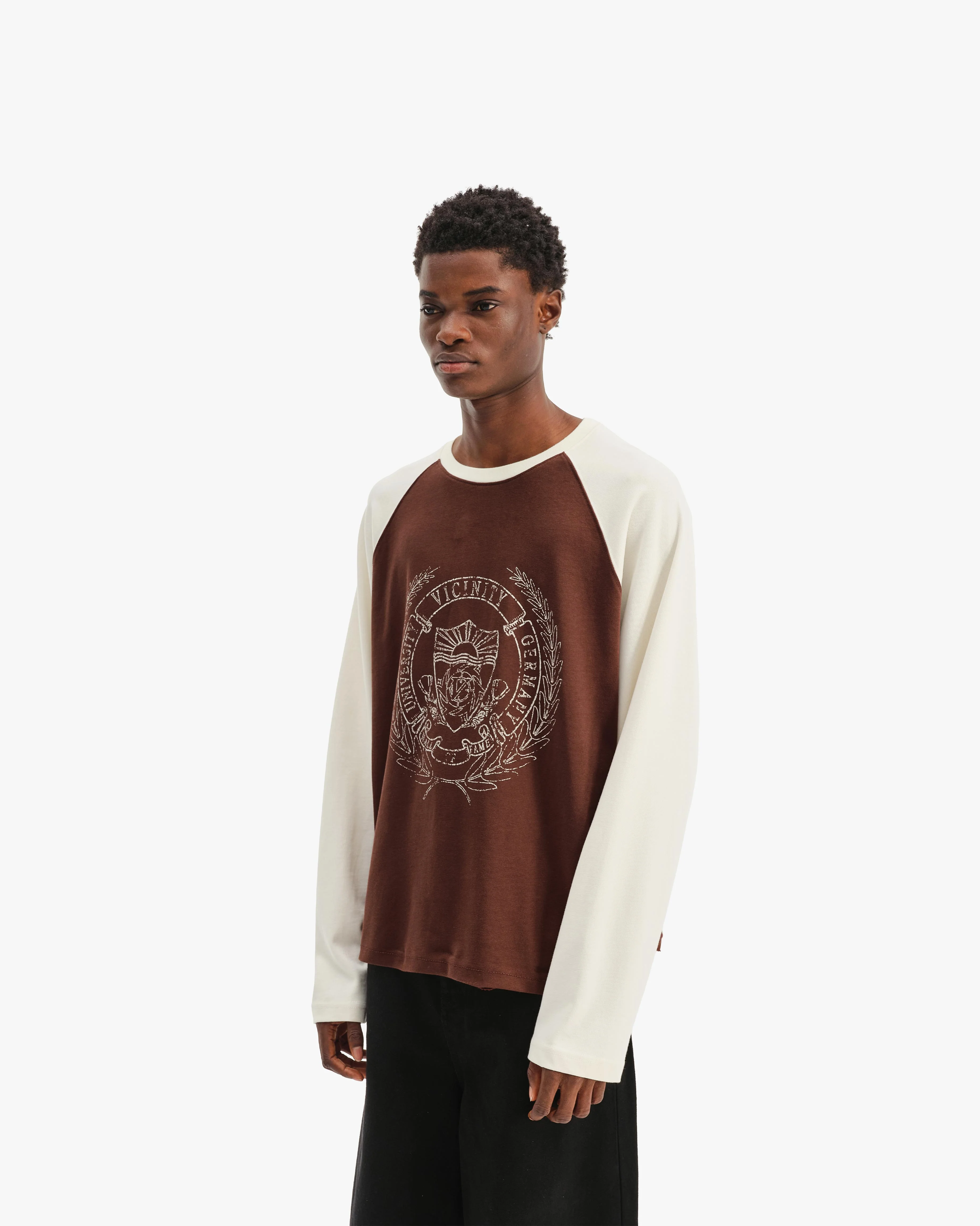 HALL OF FAME LONGSLEEVE BROWN/CREAM - Image 4