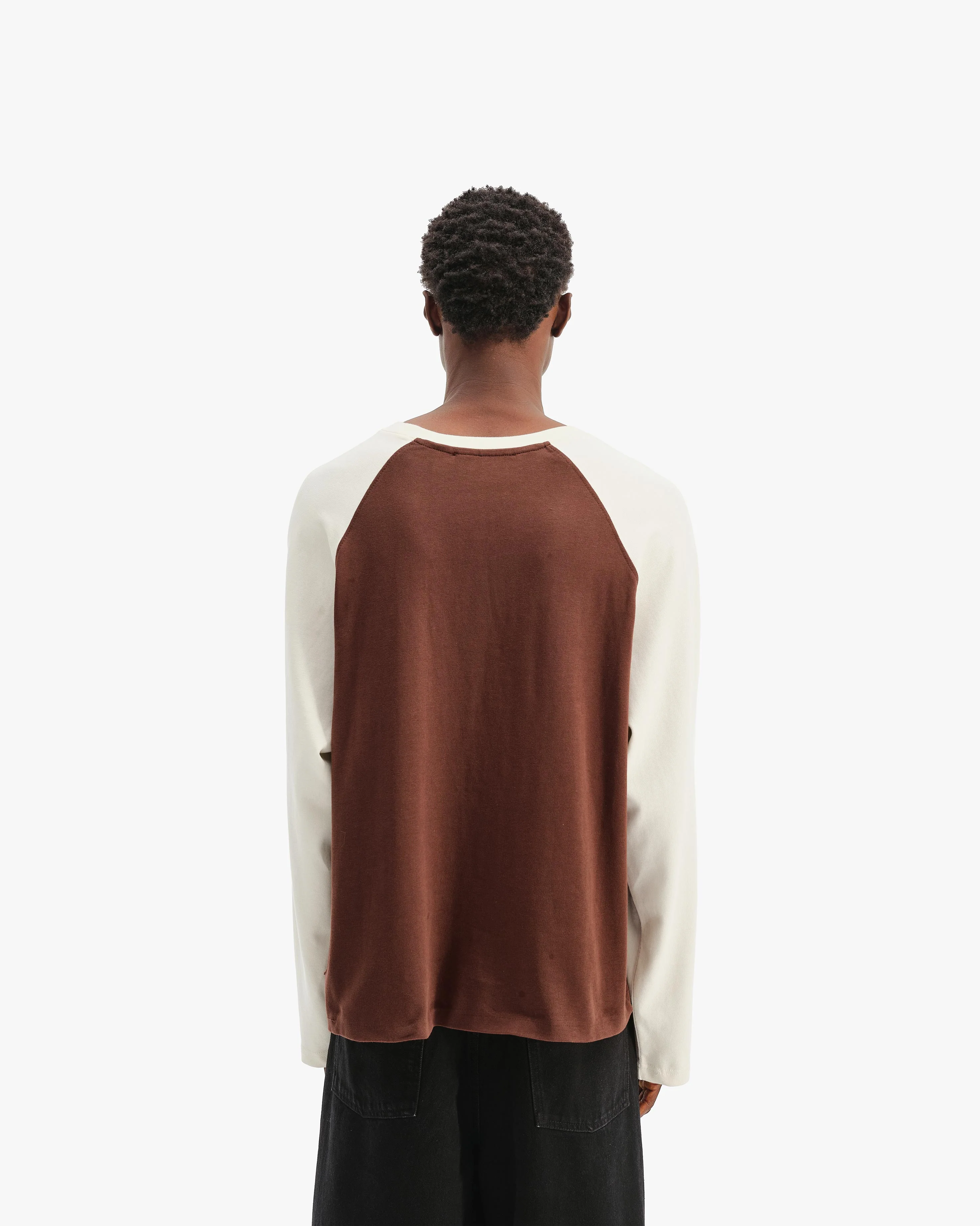 HALL OF FAME LONGSLEEVE BROWN/CREAM - Image 6