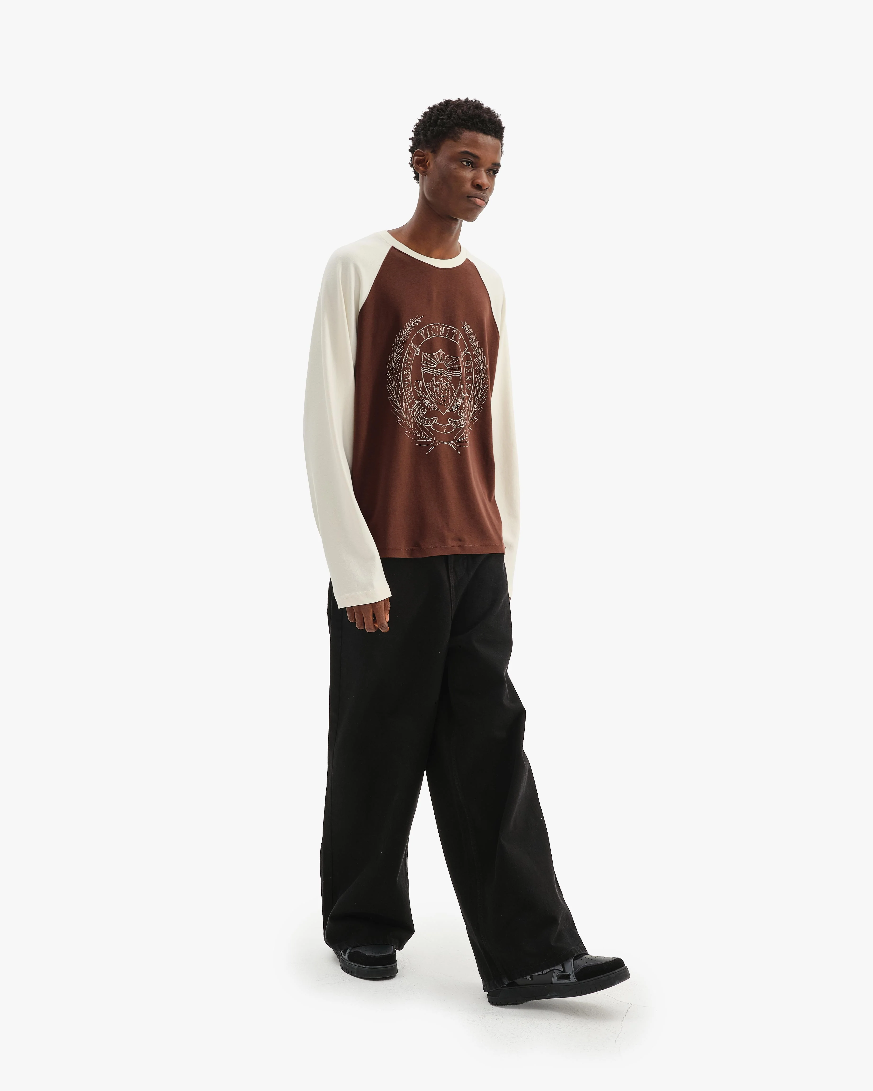 HALL OF FAME LONGSLEEVE BROWN/CREAM - Image 8