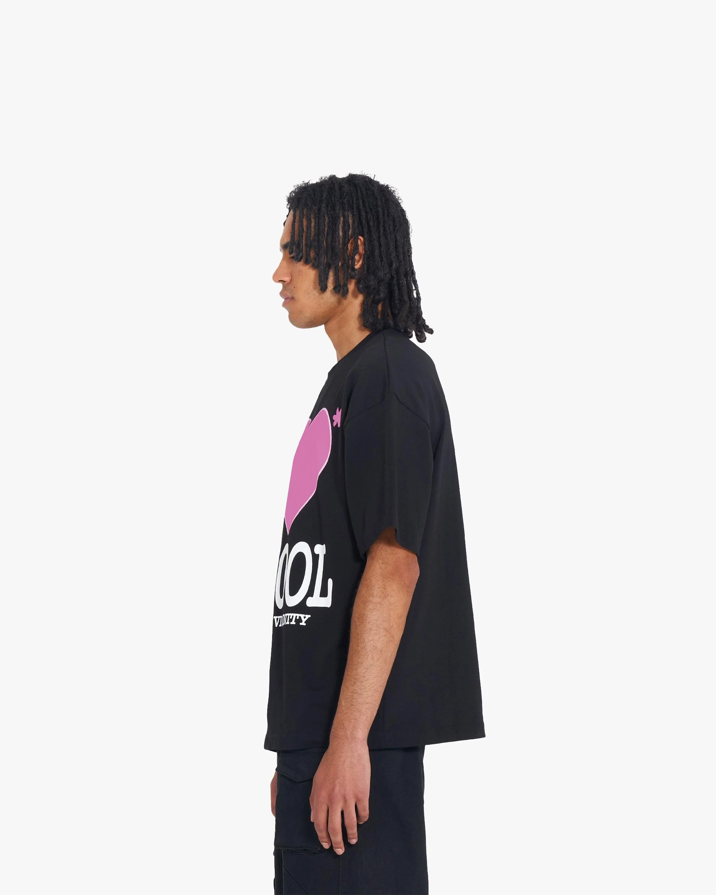 I LOVE SCHOOL TEE BLACK - Image 3