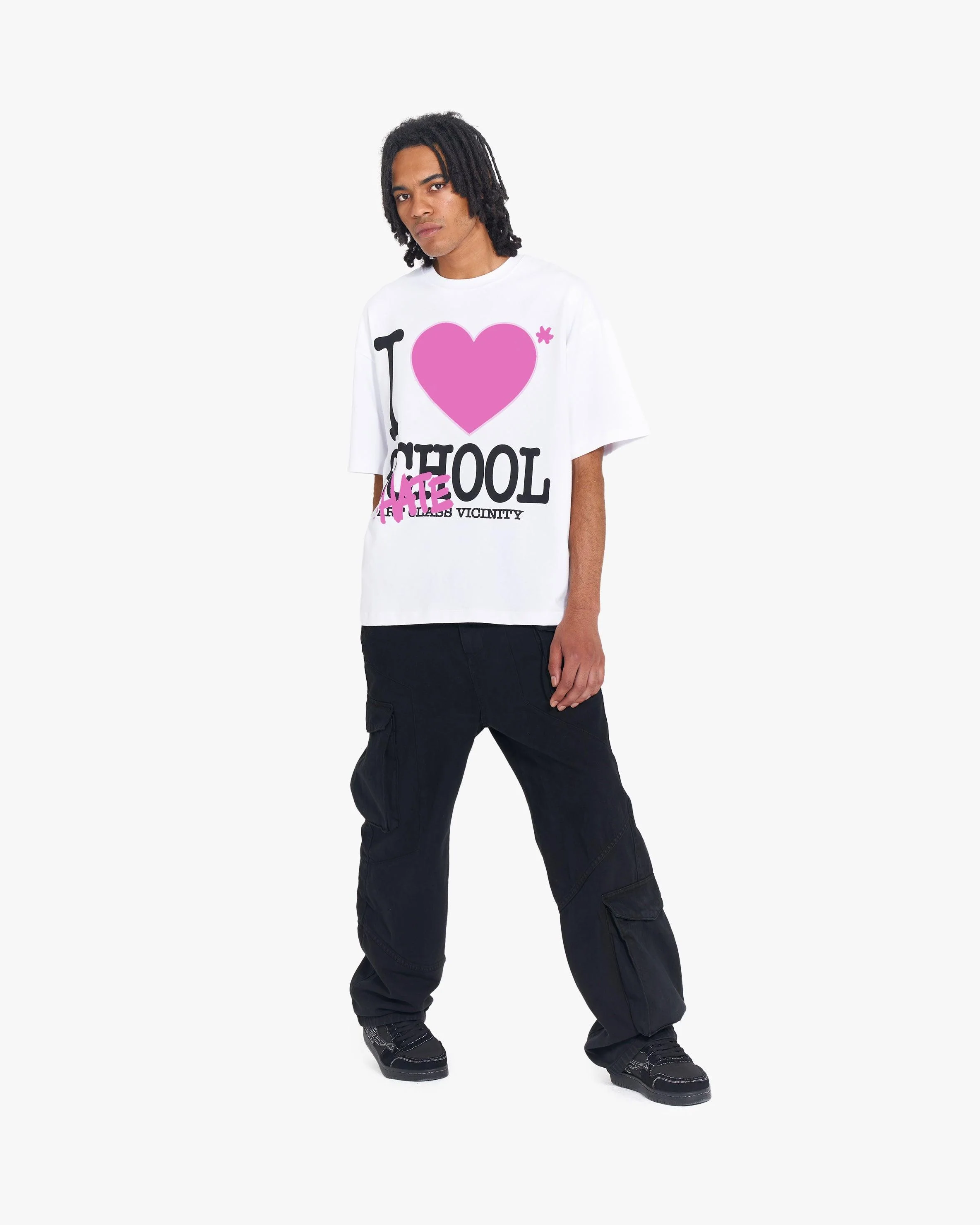 I LOVE SCHOOL TEE WHITE - Image 6