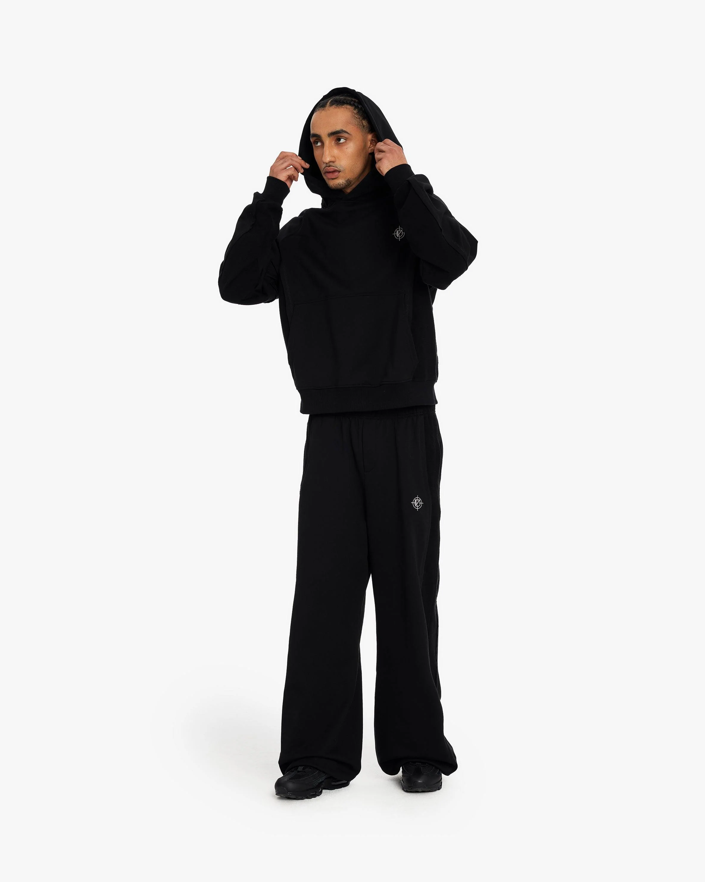 INSIDE OUT HOODIE BLACK (OLD SIZING) - Image 10