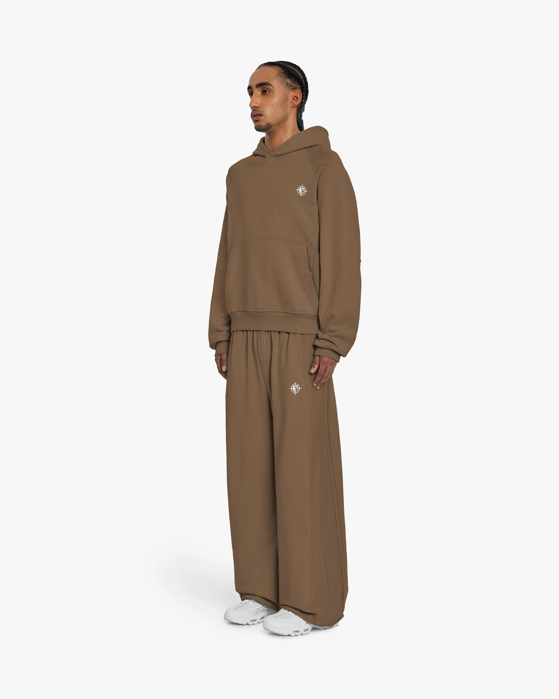 INSIDE OUT HOODIE CHOCOLATE BROWN - Image 4
