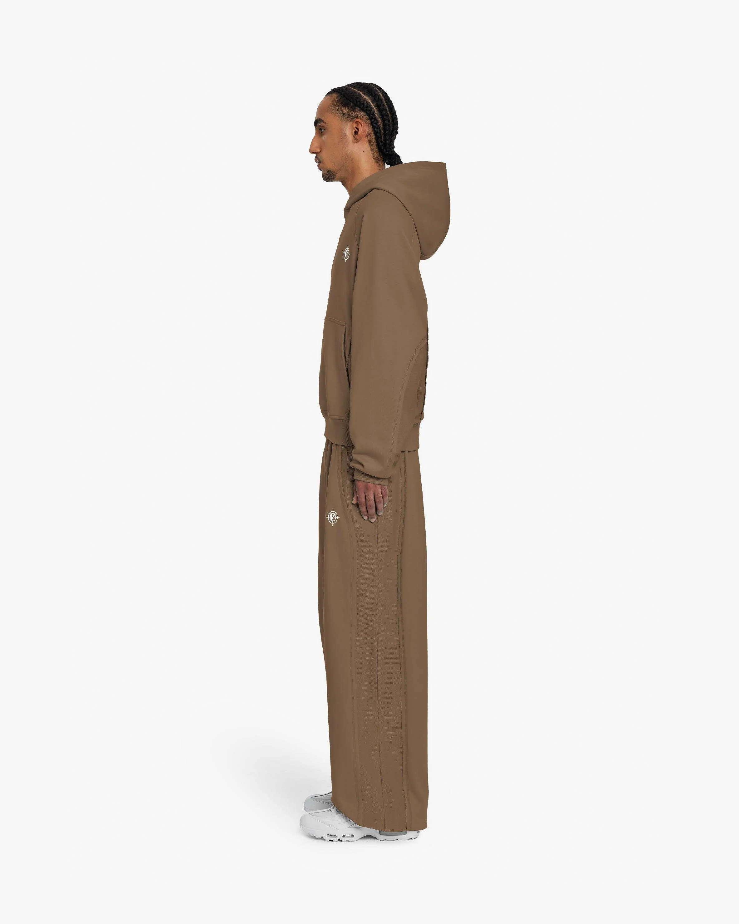 INSIDE OUT HOODIE CHOCOLATE BROWN - Image 5