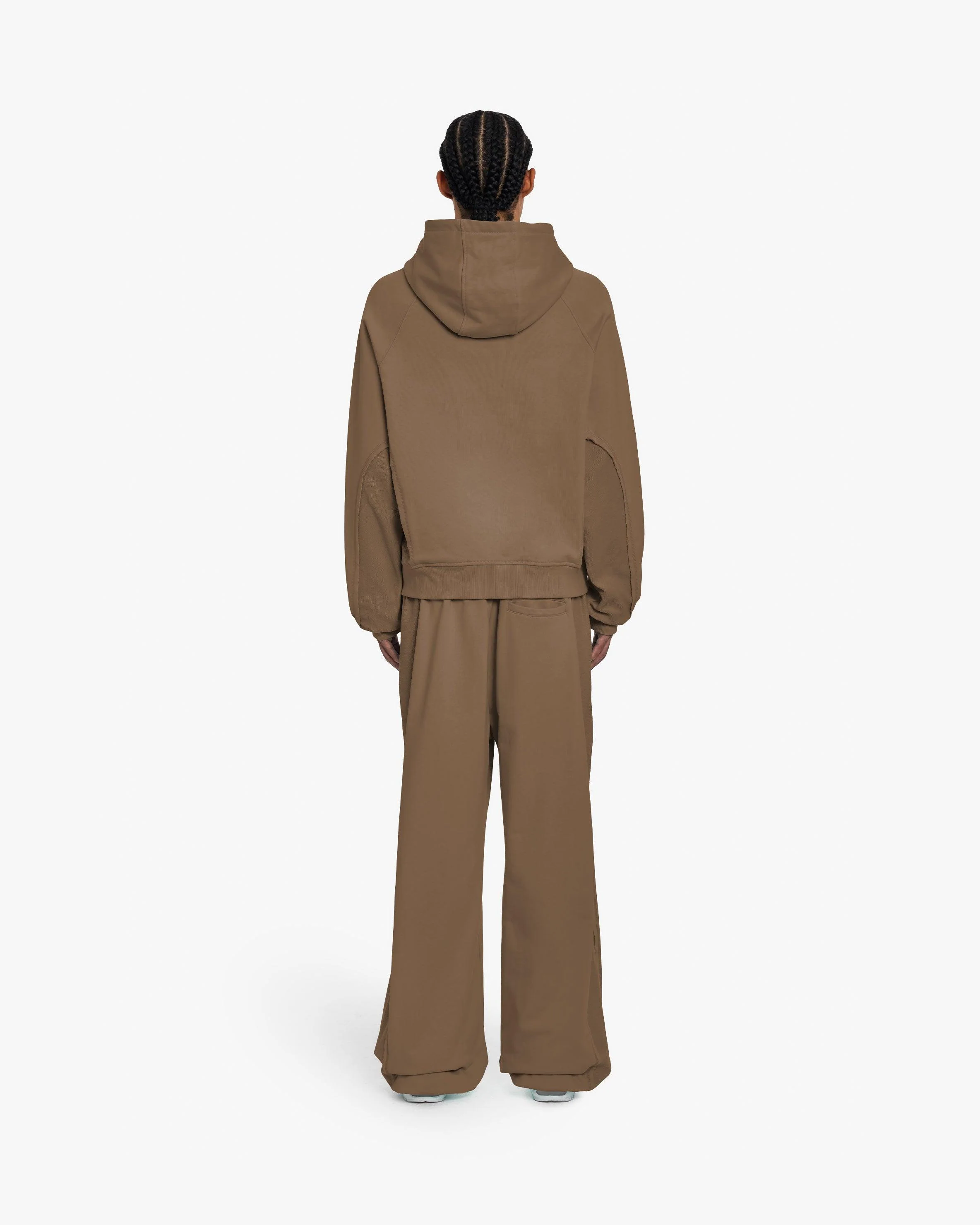 INSIDE OUT HOODIE CHOCOLATE BROWN - Image 6