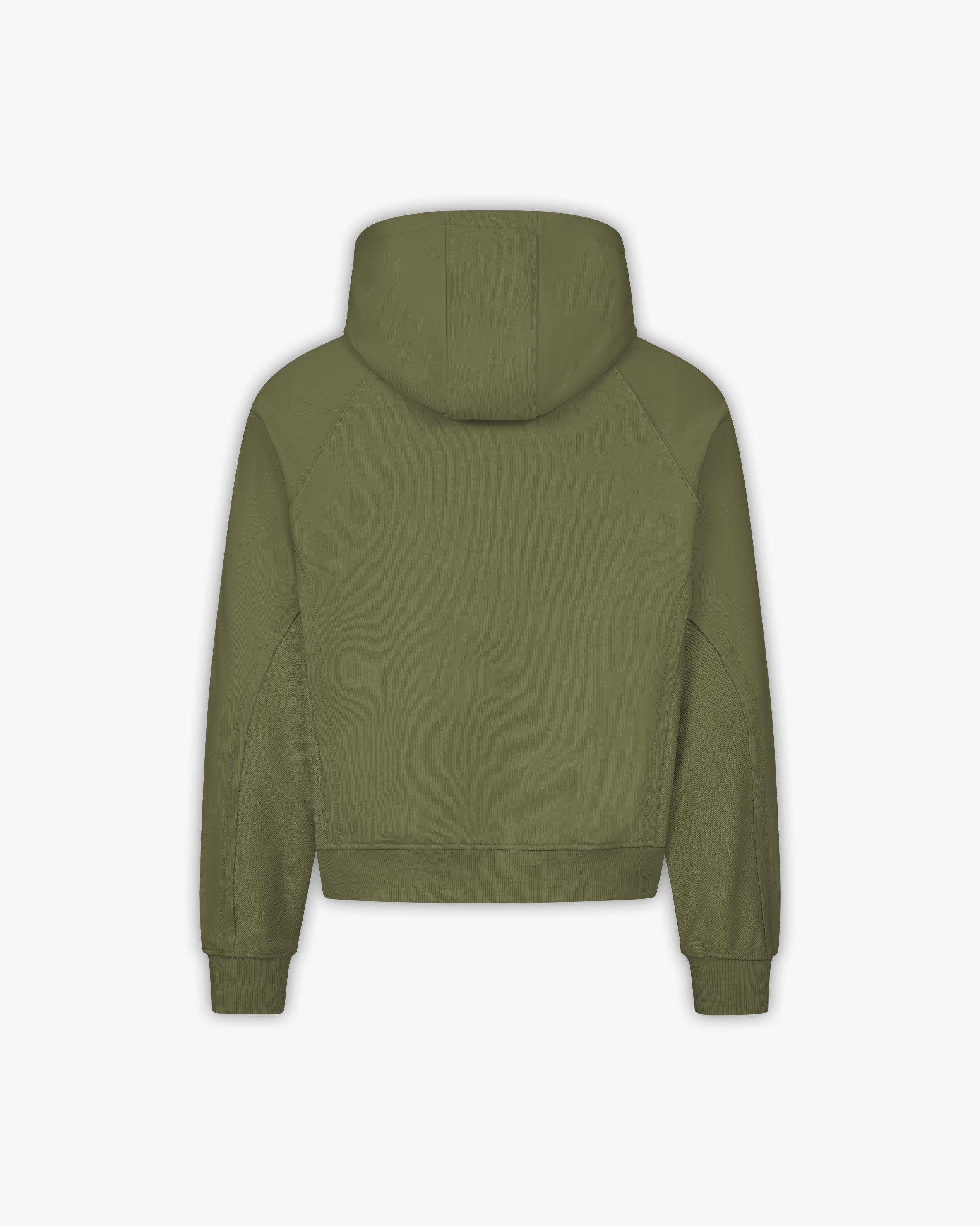 INSIDE OUT HOODIE KHAKI - Image 3